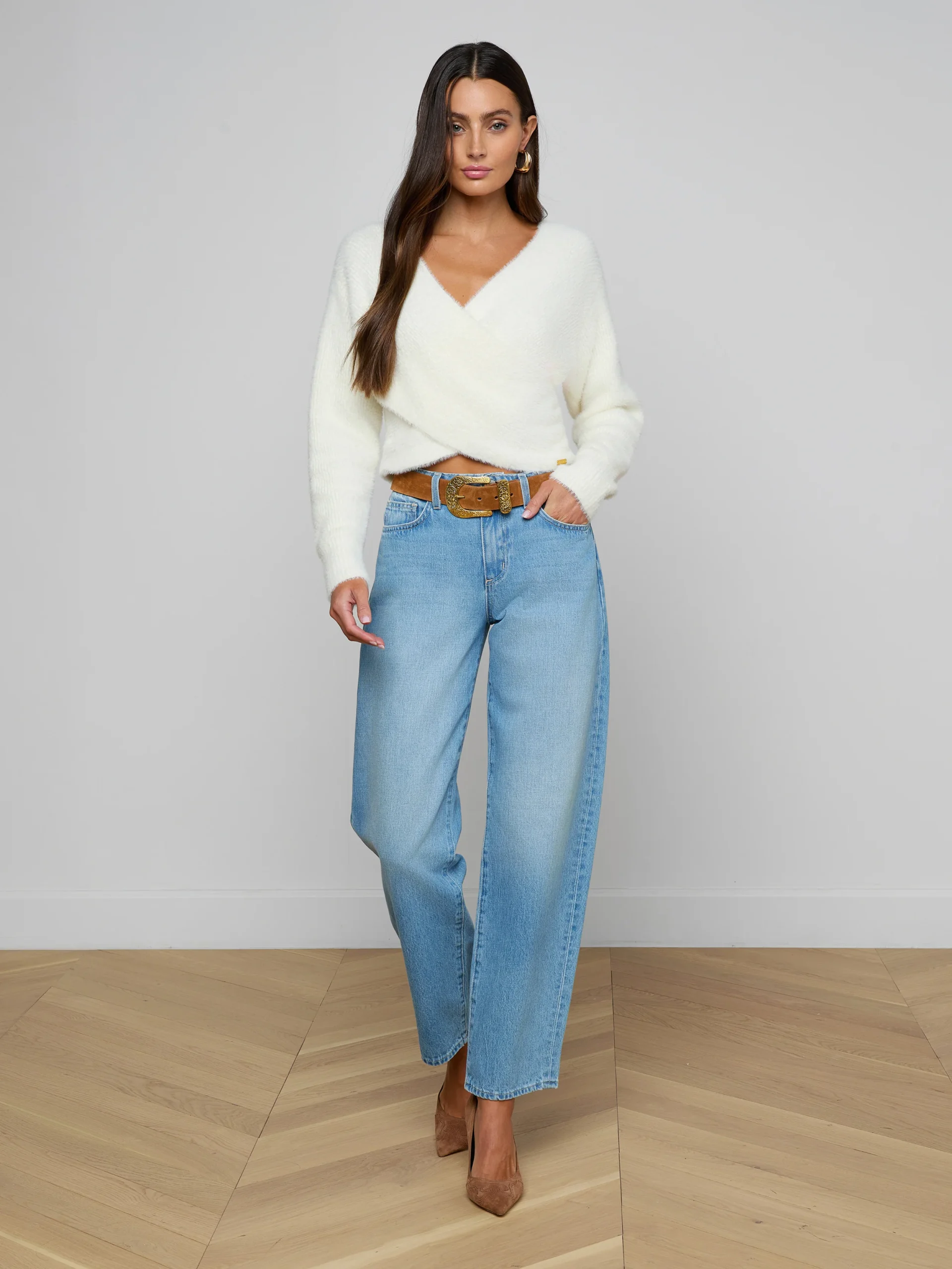 Antonella Crossover Sweater
