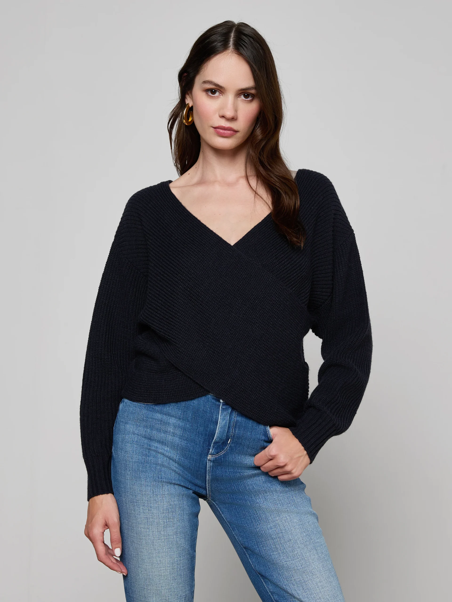 Antonella Crossover Sweater