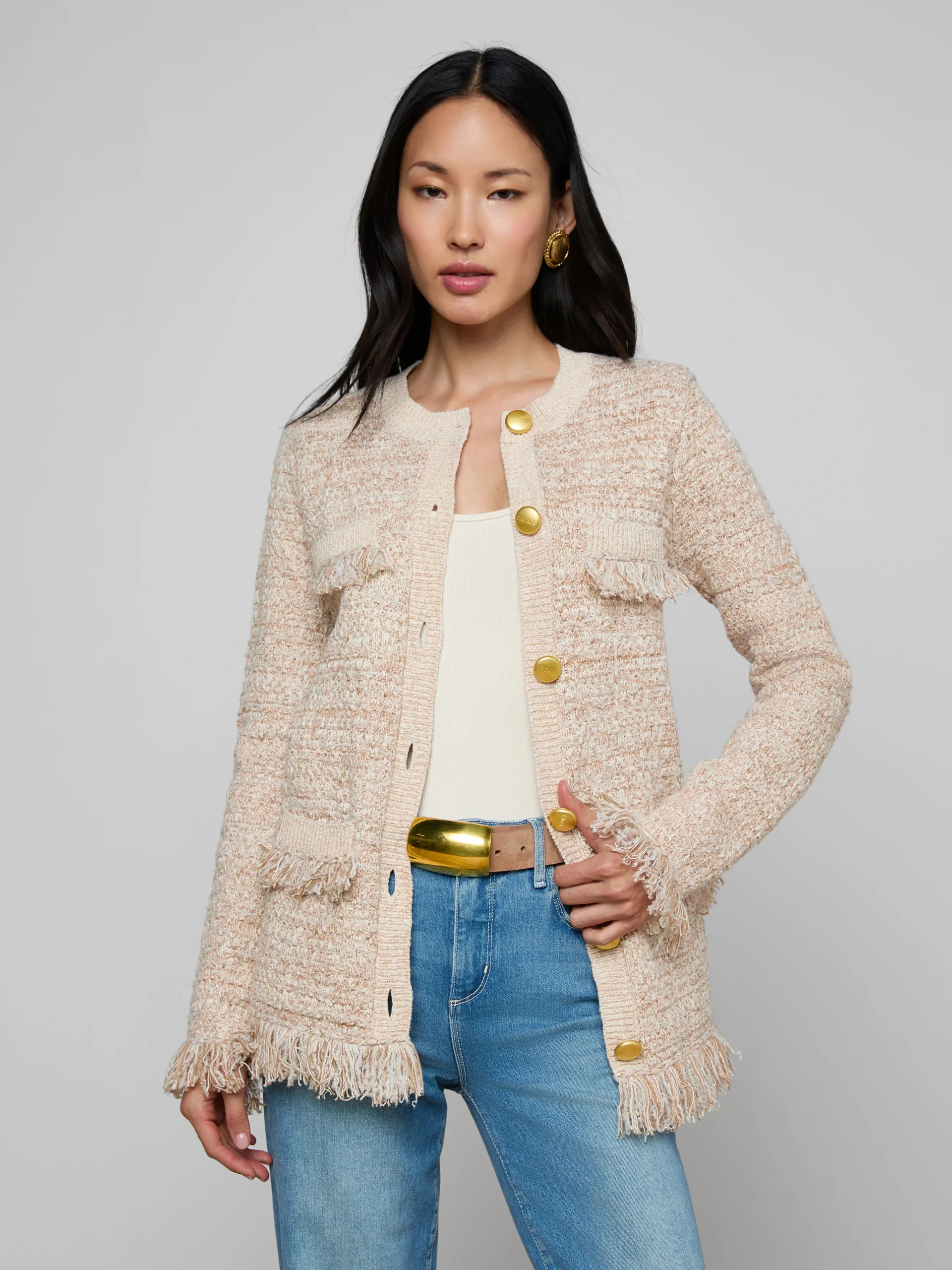 Kastoria Fringe Cardigan