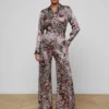 Pilar Silk Wide-Leg Pant
