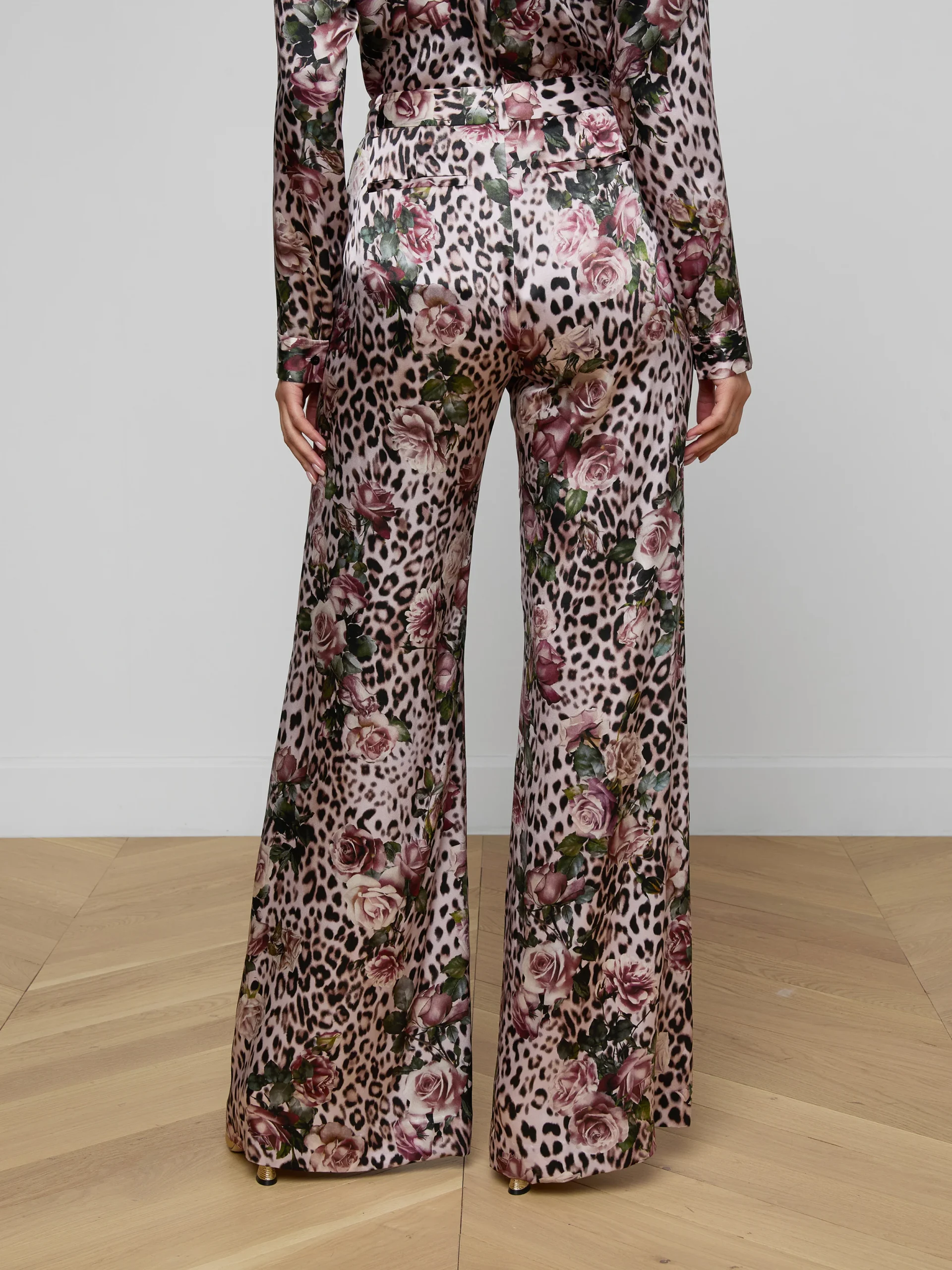 Pilar Silk Wide-Leg Pant