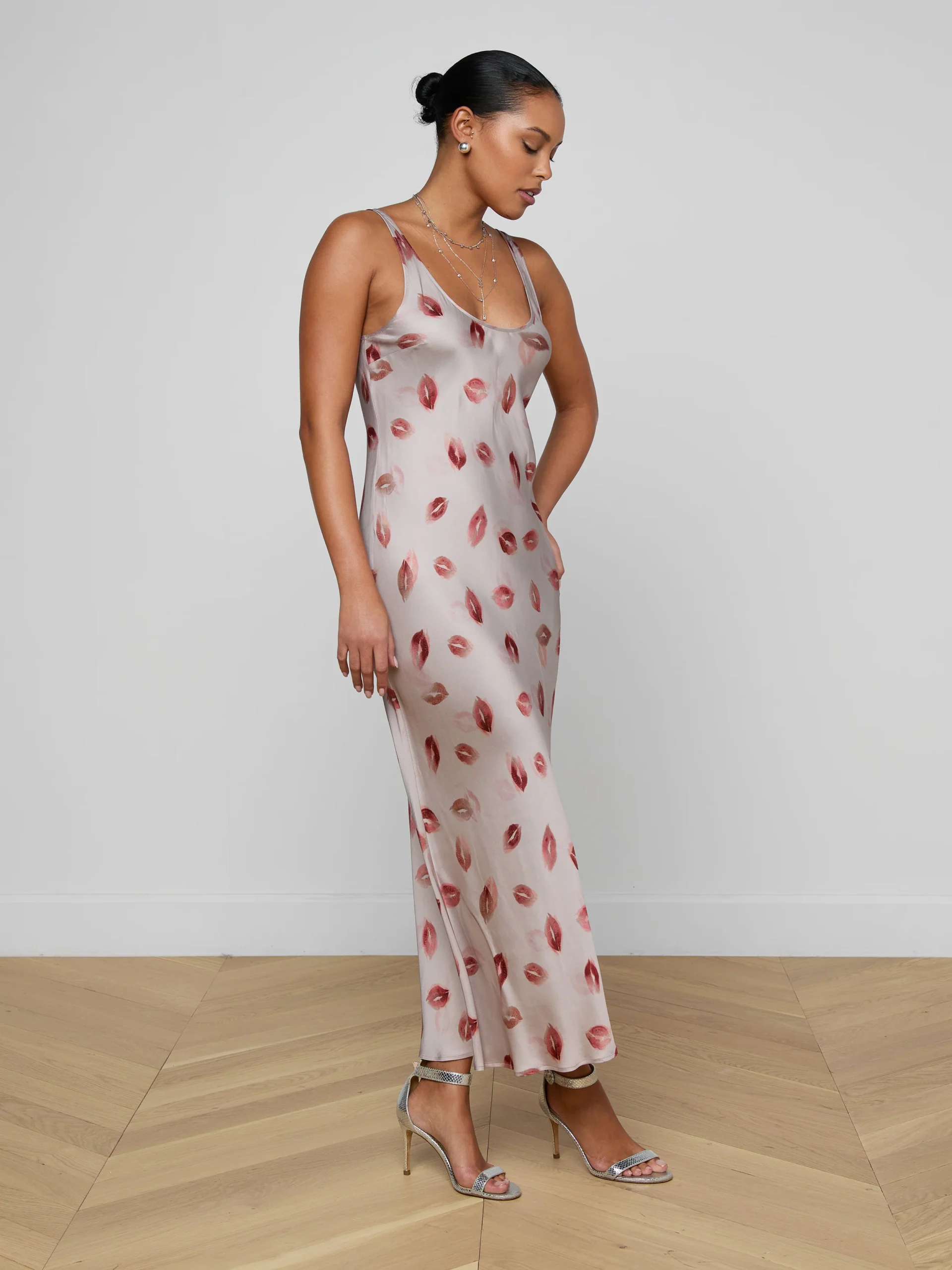 Akiya Satin Maxi Dress
