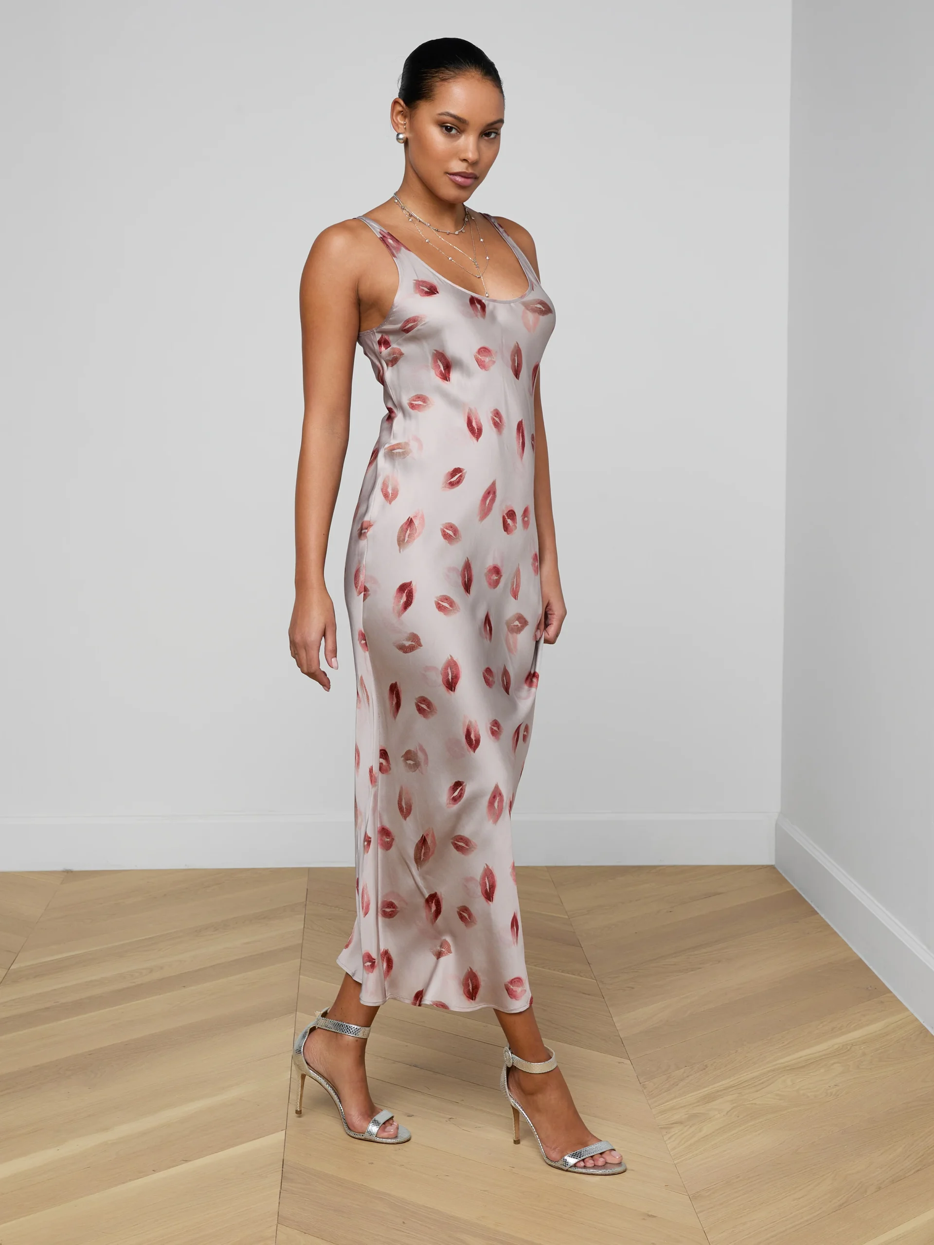 Akiya Satin Maxi Dress