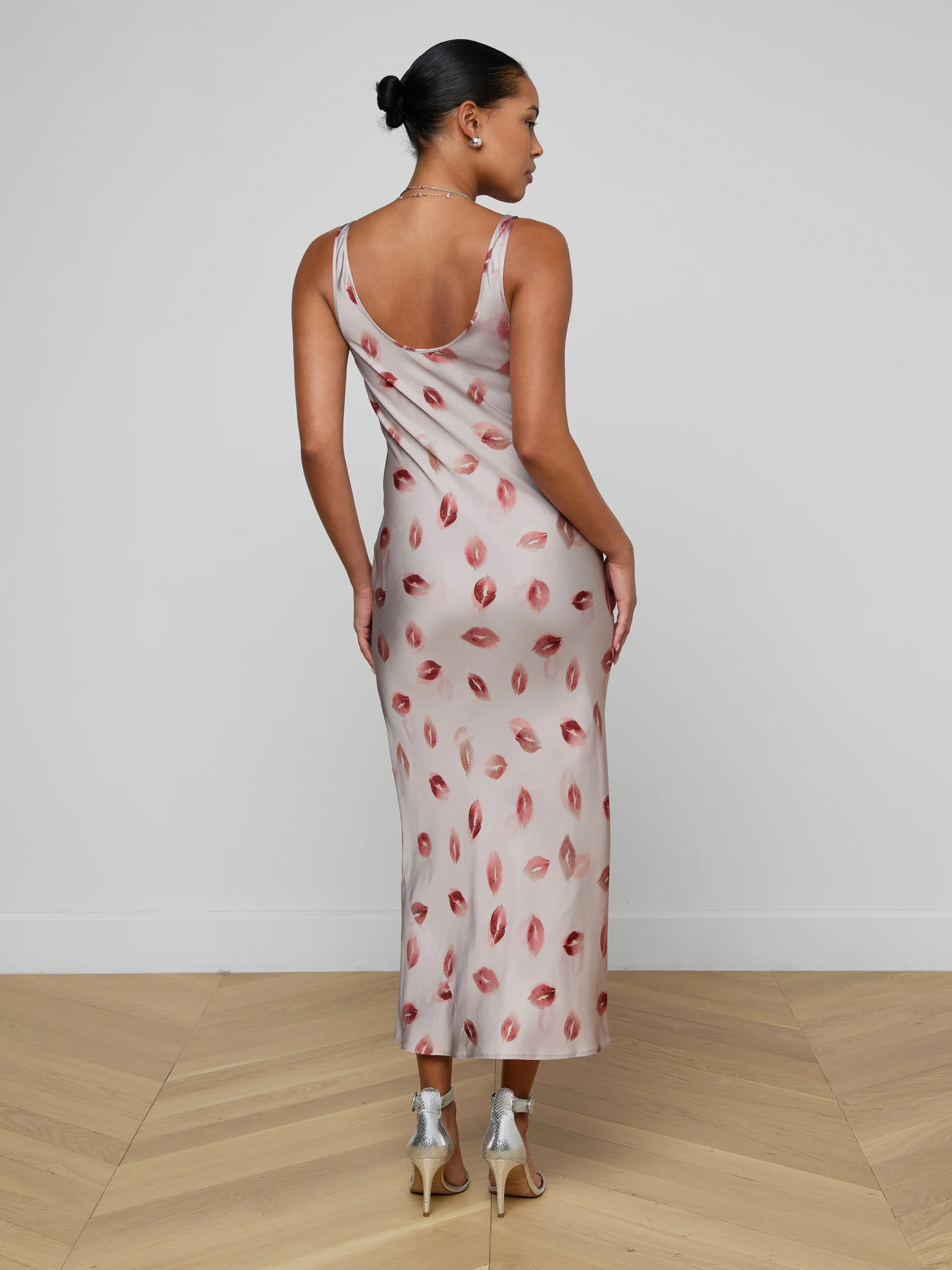 Akiya Satin Maxi Dress