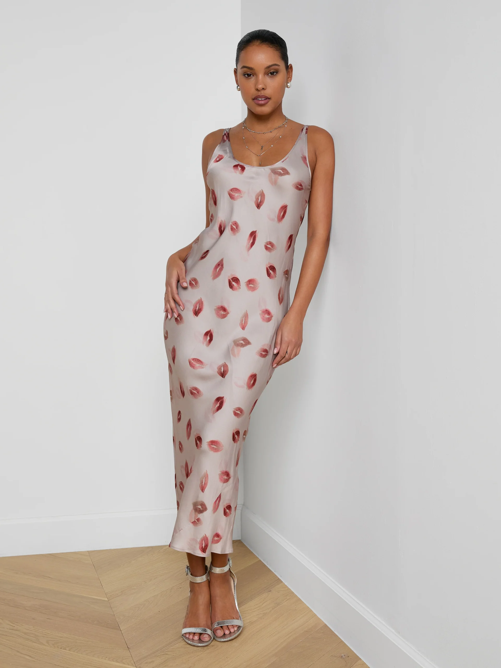 Akiya Satin Maxi Dress