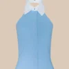 Rina Poplin Halter Top