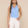 Rina Poplin Halter Top