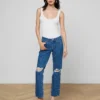 Nevia Slouchy Straight-Leg Jean