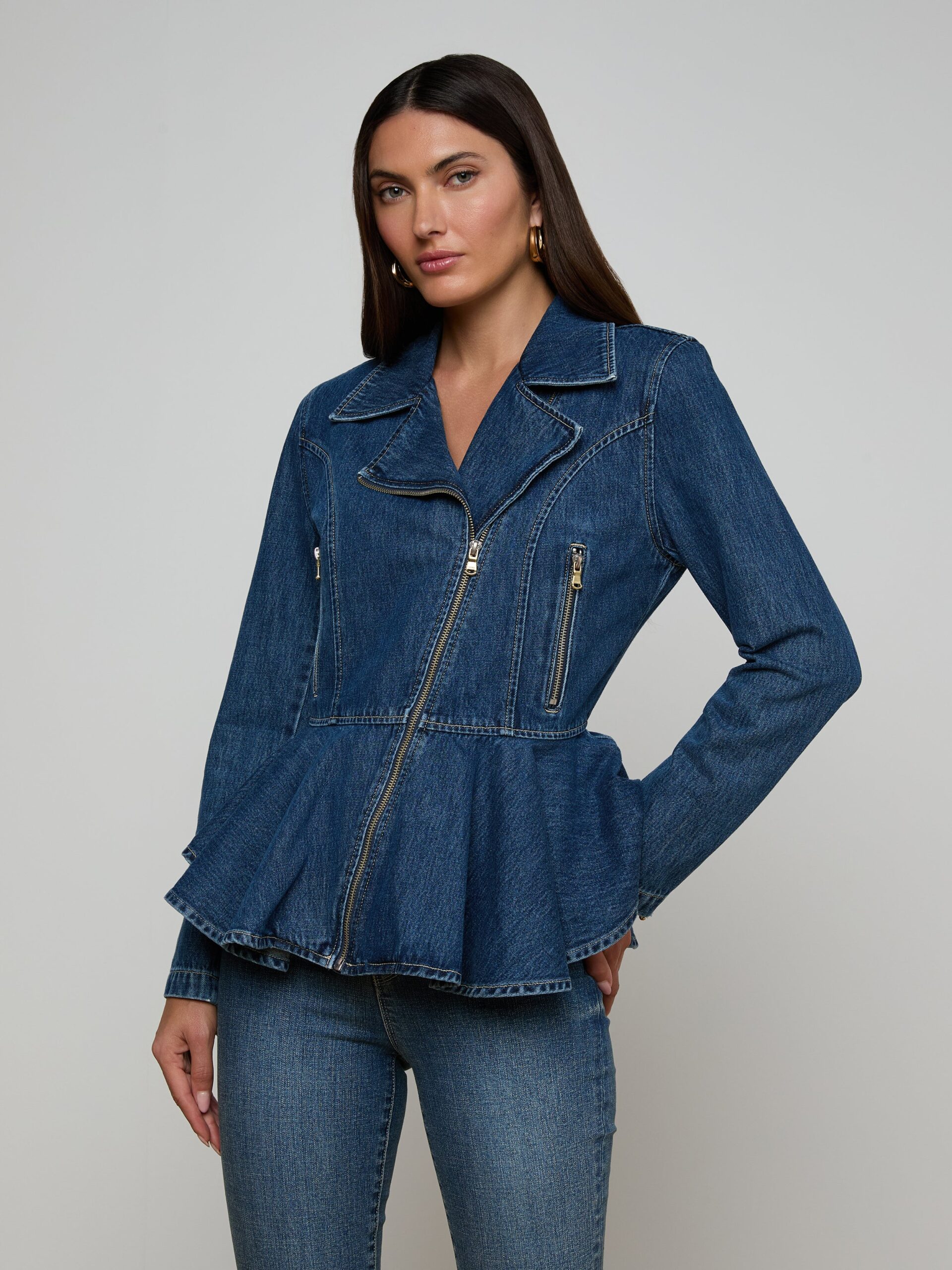 Moxie Peplum Biker Jacket