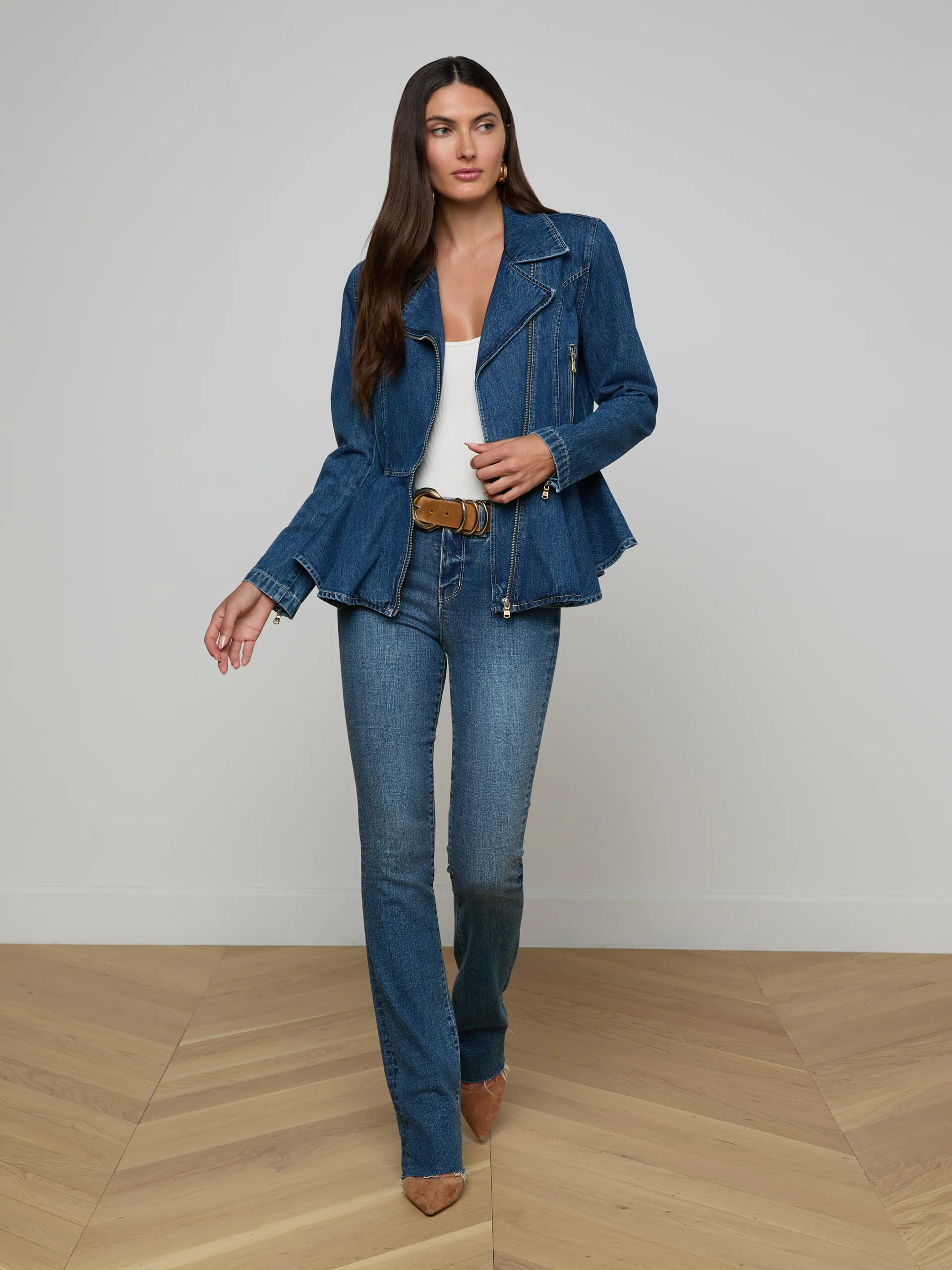 Moxie Peplum Biker Jacket