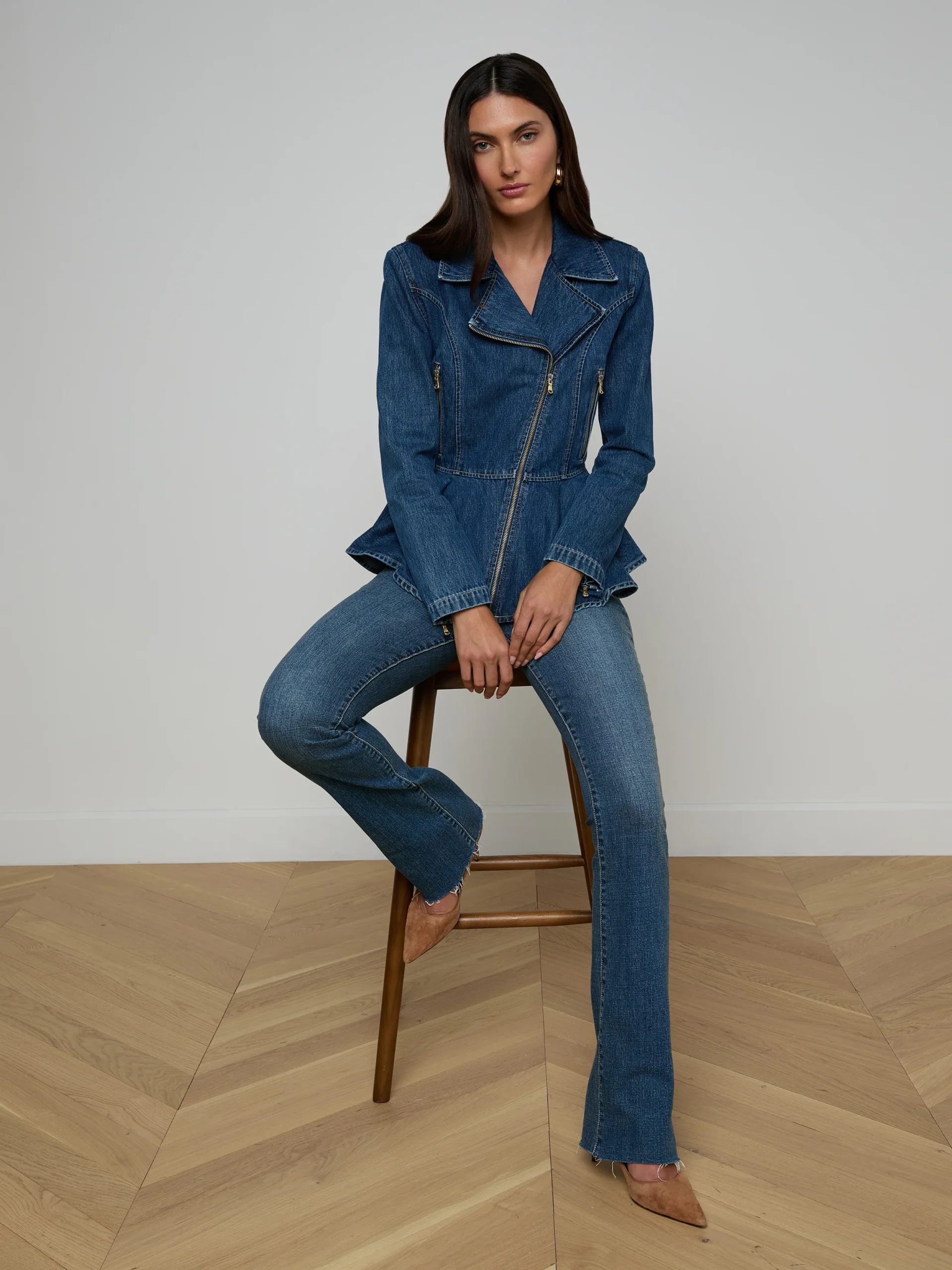 Moxie Peplum Biker Jacket