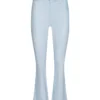 Kendra Coated Cropped Flare Jean