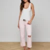 Blaine Cropped Stovepipe Jean
