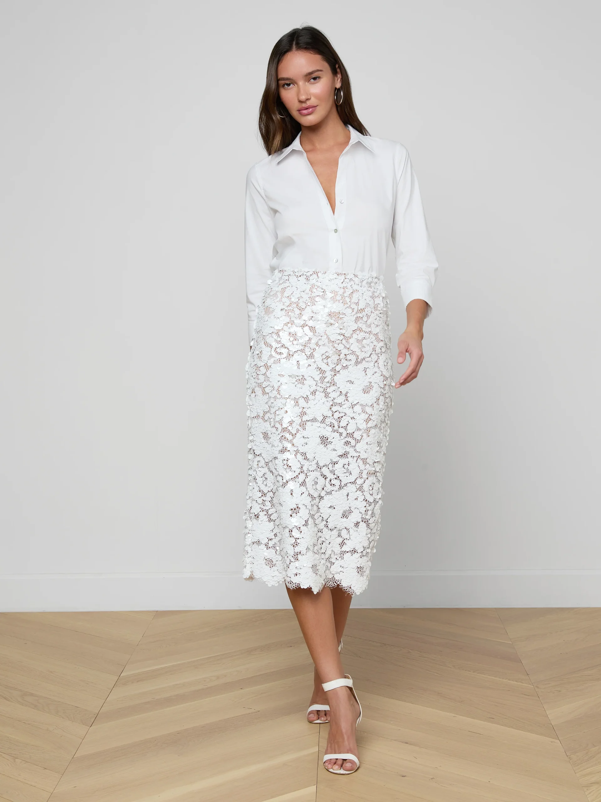 Makena Sequin Pencil Skirt