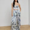 Lillian Silk Wide-Leg Pant
