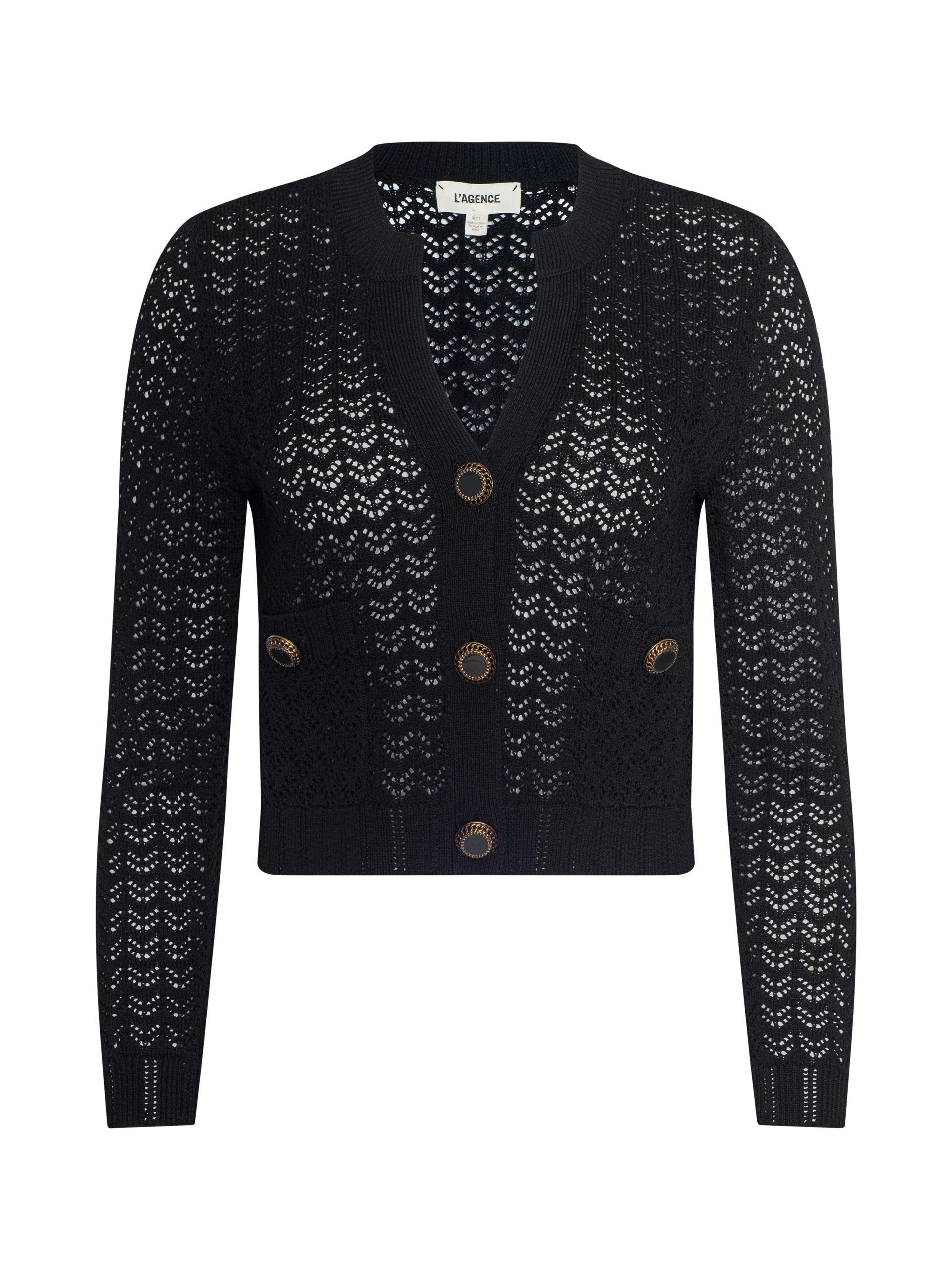 Orla Pointelle Knit Cardigan