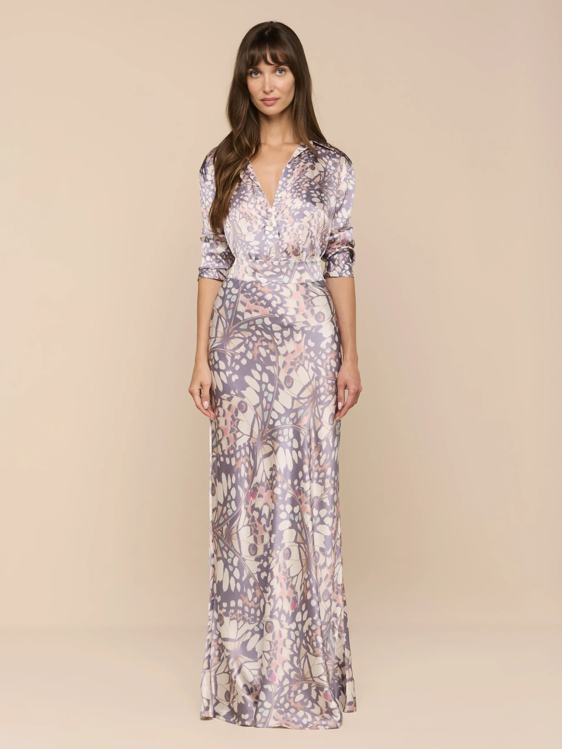Ryker Silk Maxi Skirt