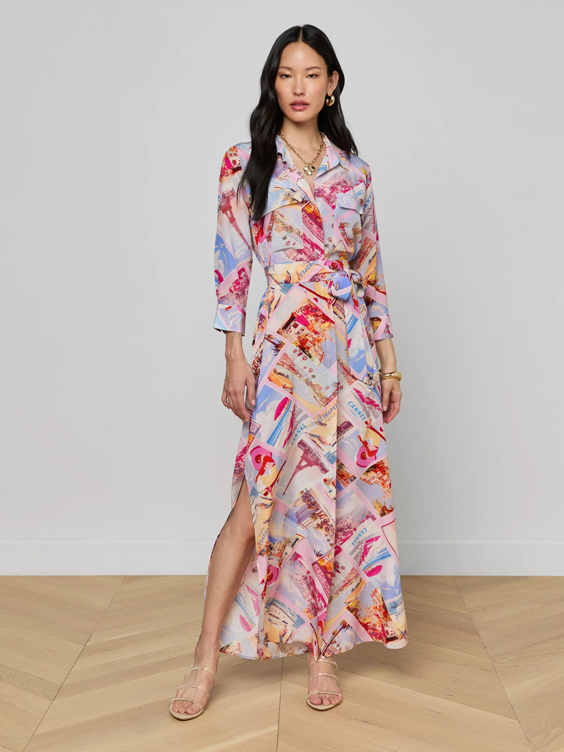 Cameron Silk Shirt Dress