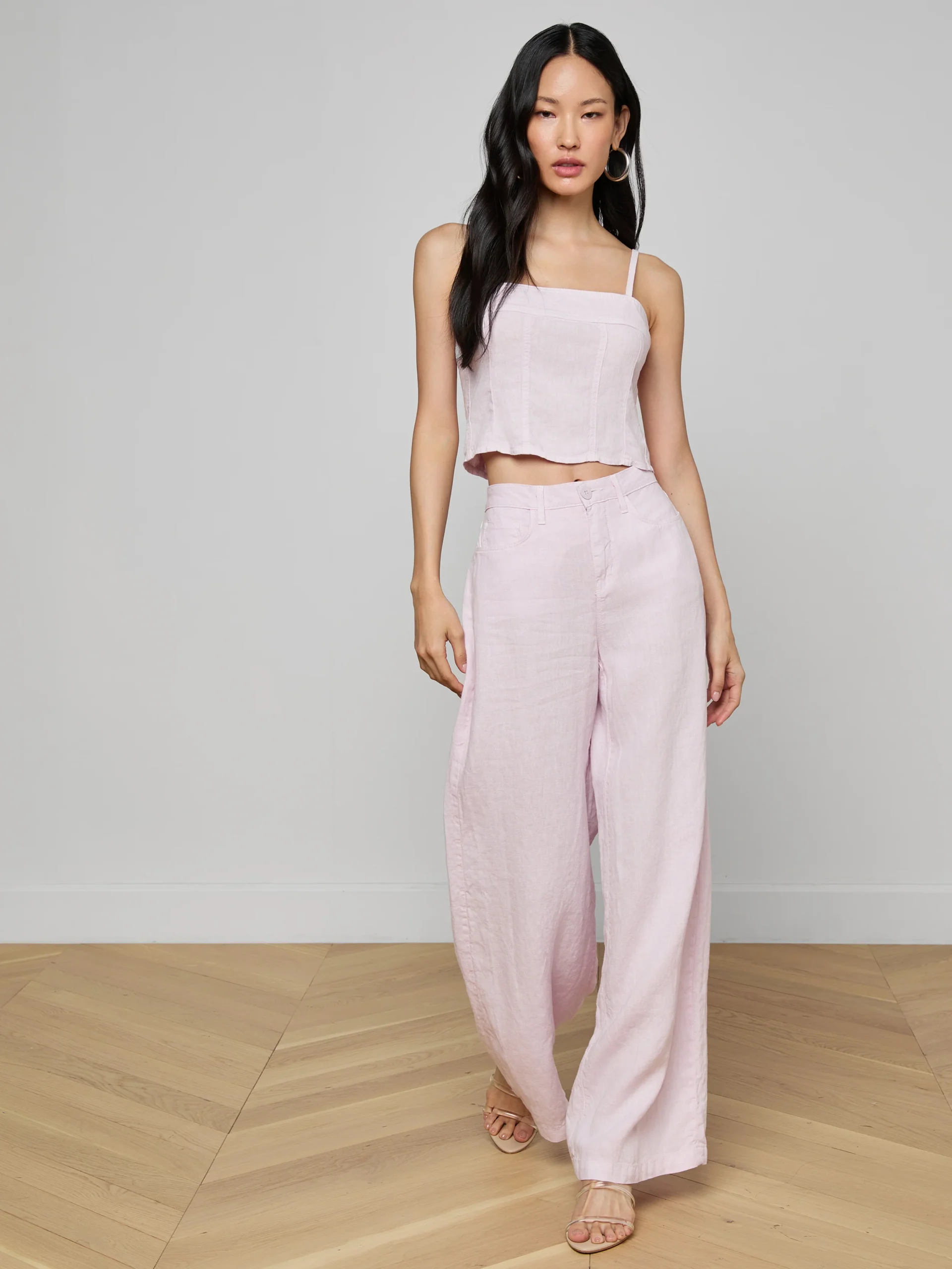 Amara Linen Wide-Leg Pant