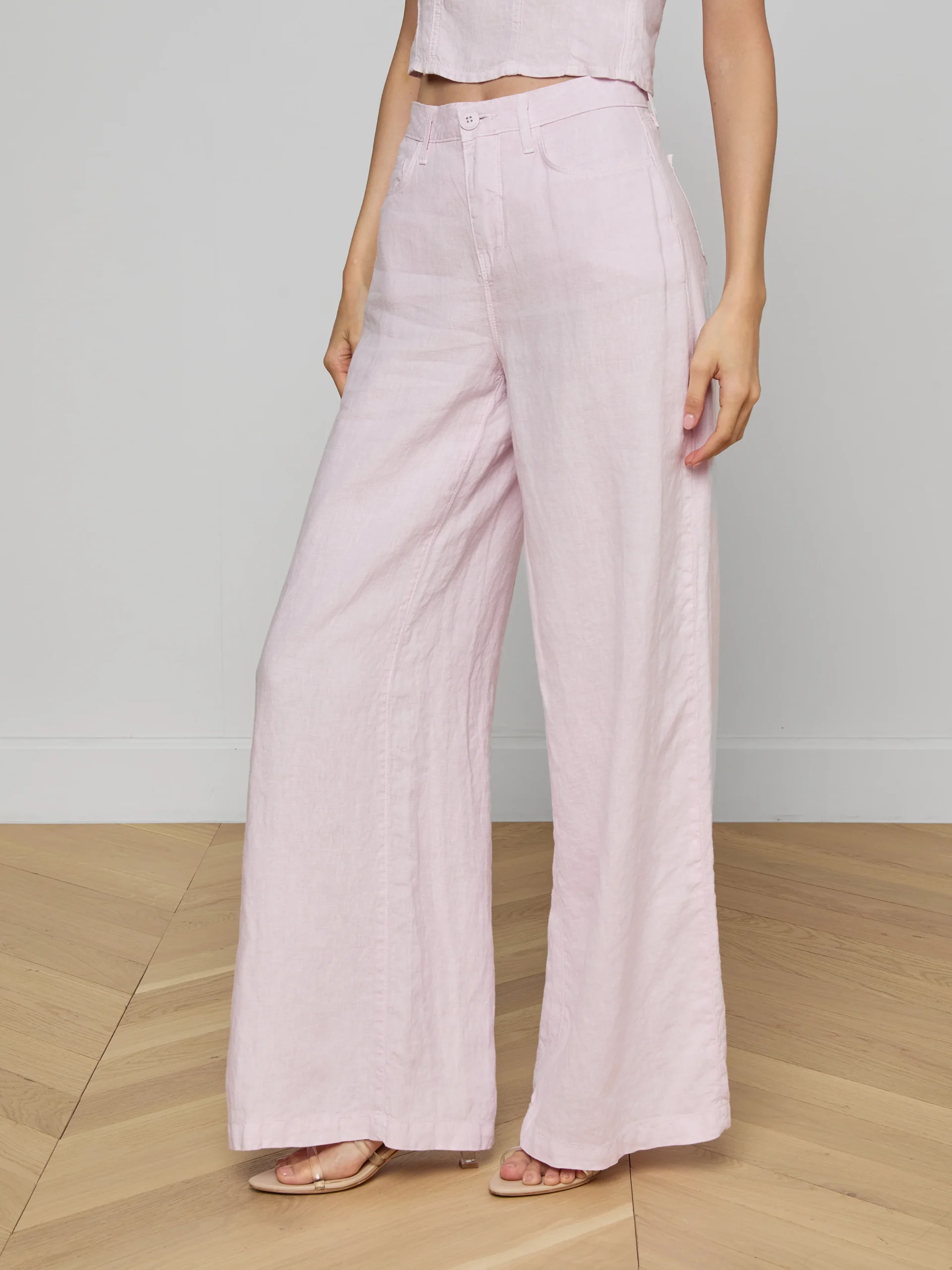 Amara Linen Wide-Leg Pant