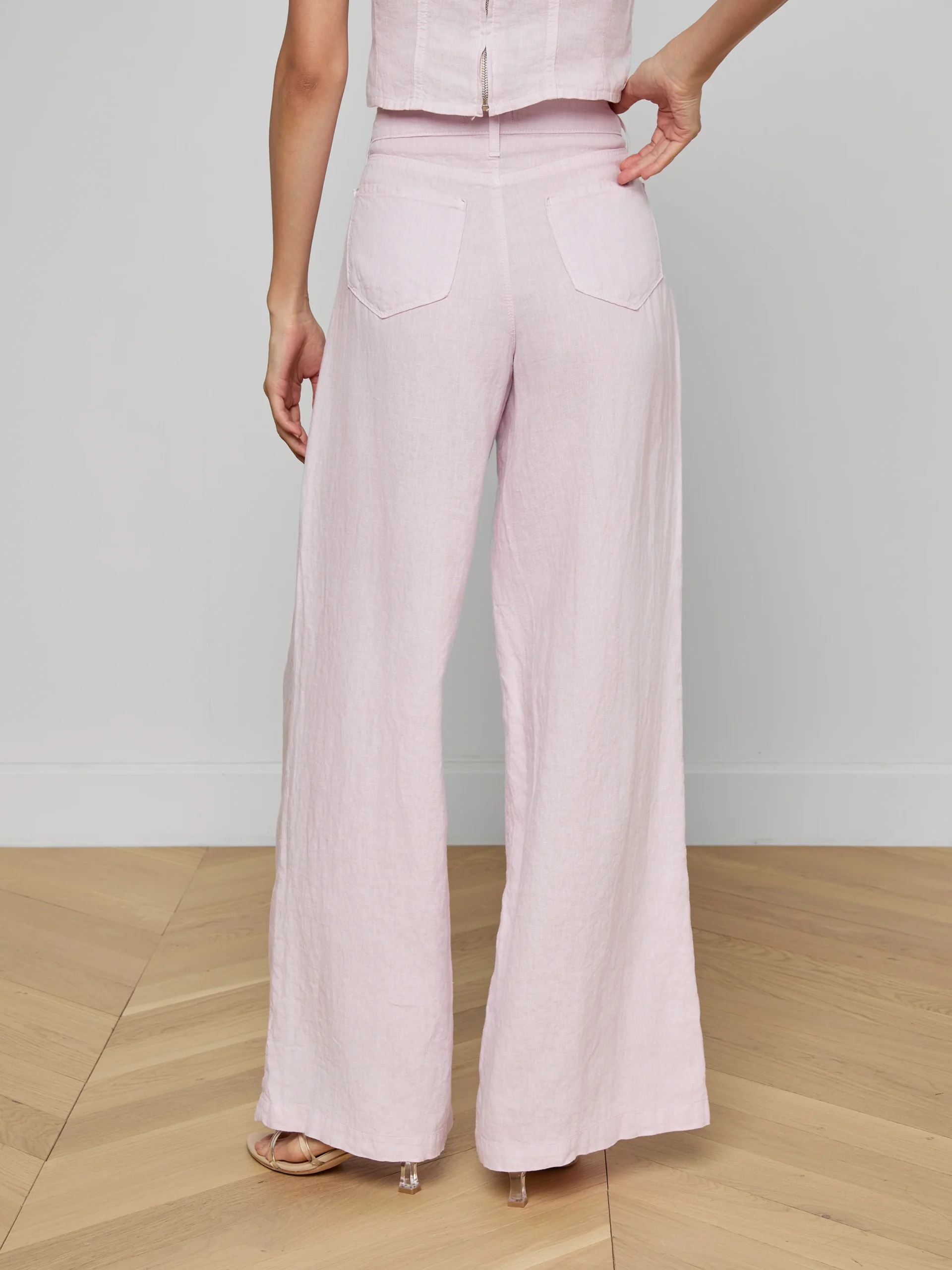 Amara Linen Wide-Leg Pant