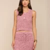 Carven Pointelle Knit Tank