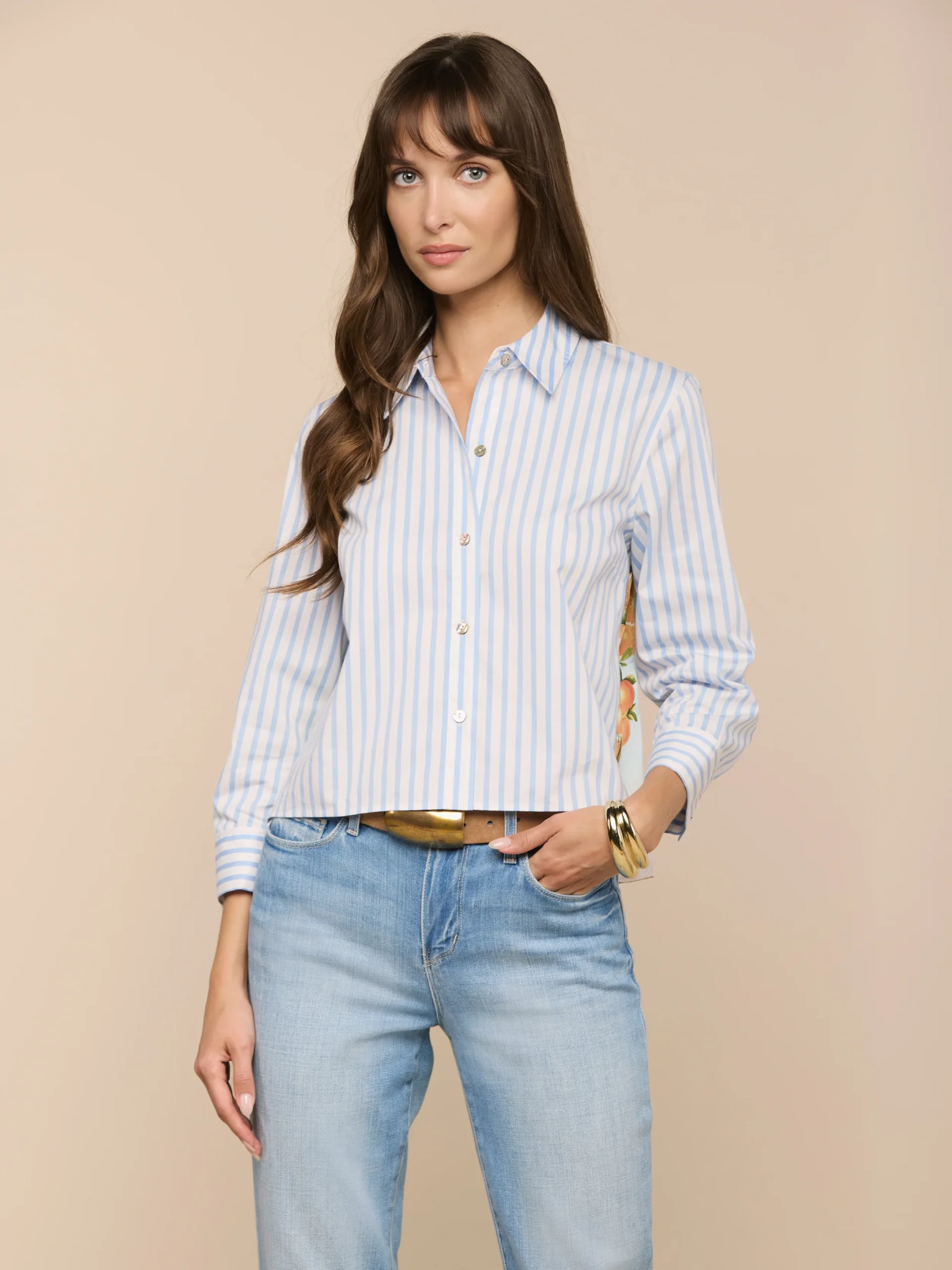 Fawn Beach Print Shirt