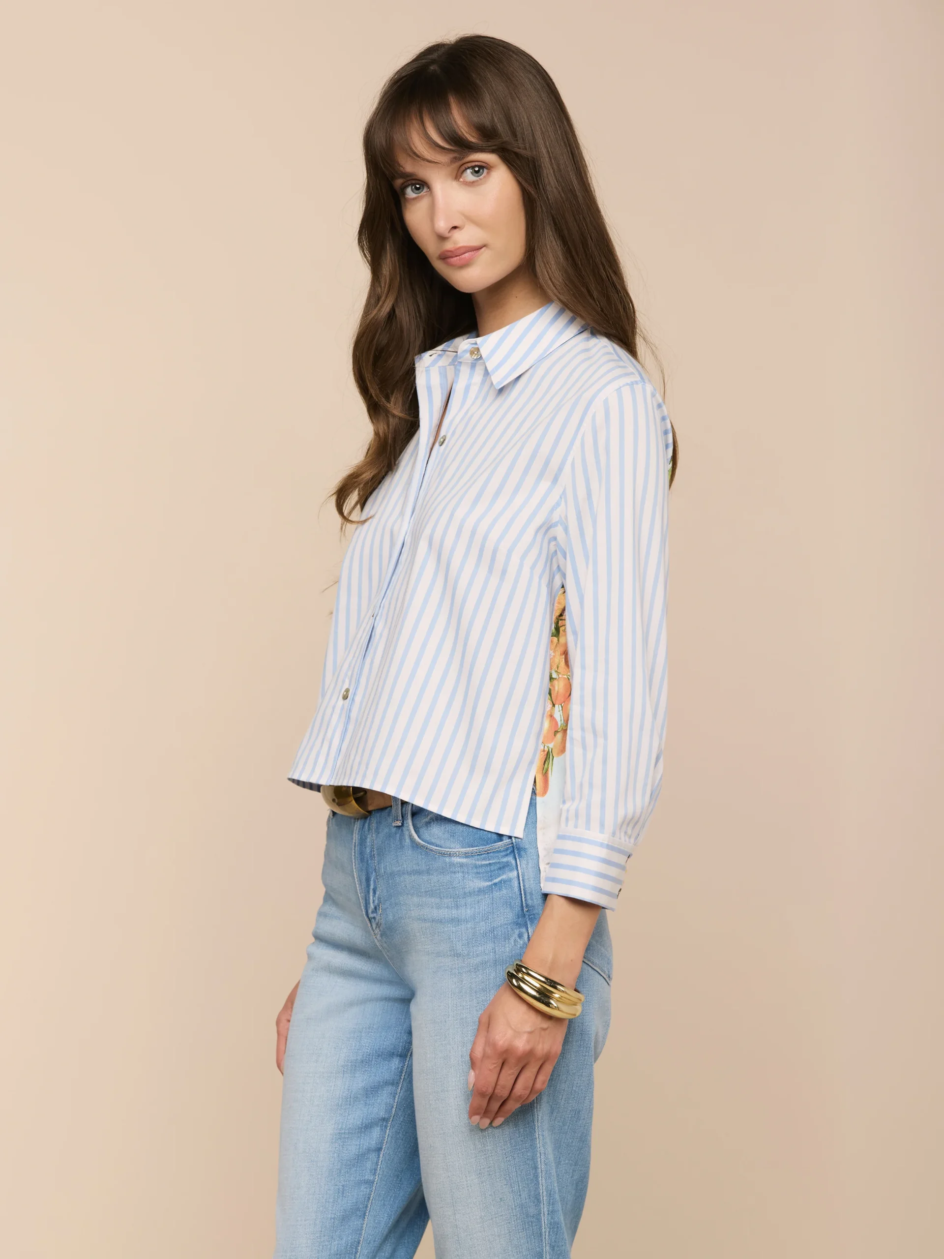 Fawn Beach Print Shirt