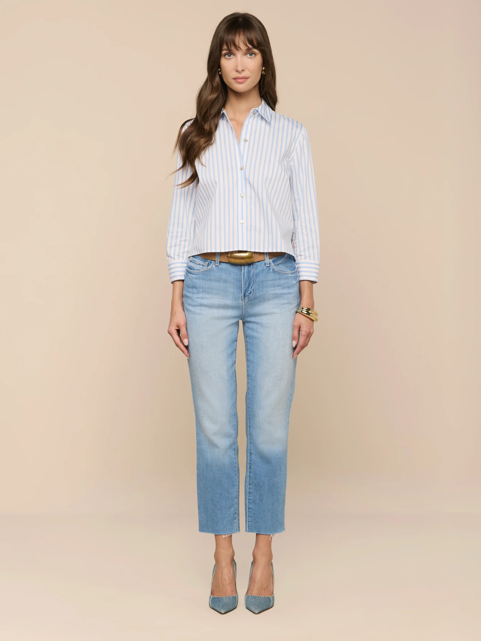 Fawn Beach Print Shirt