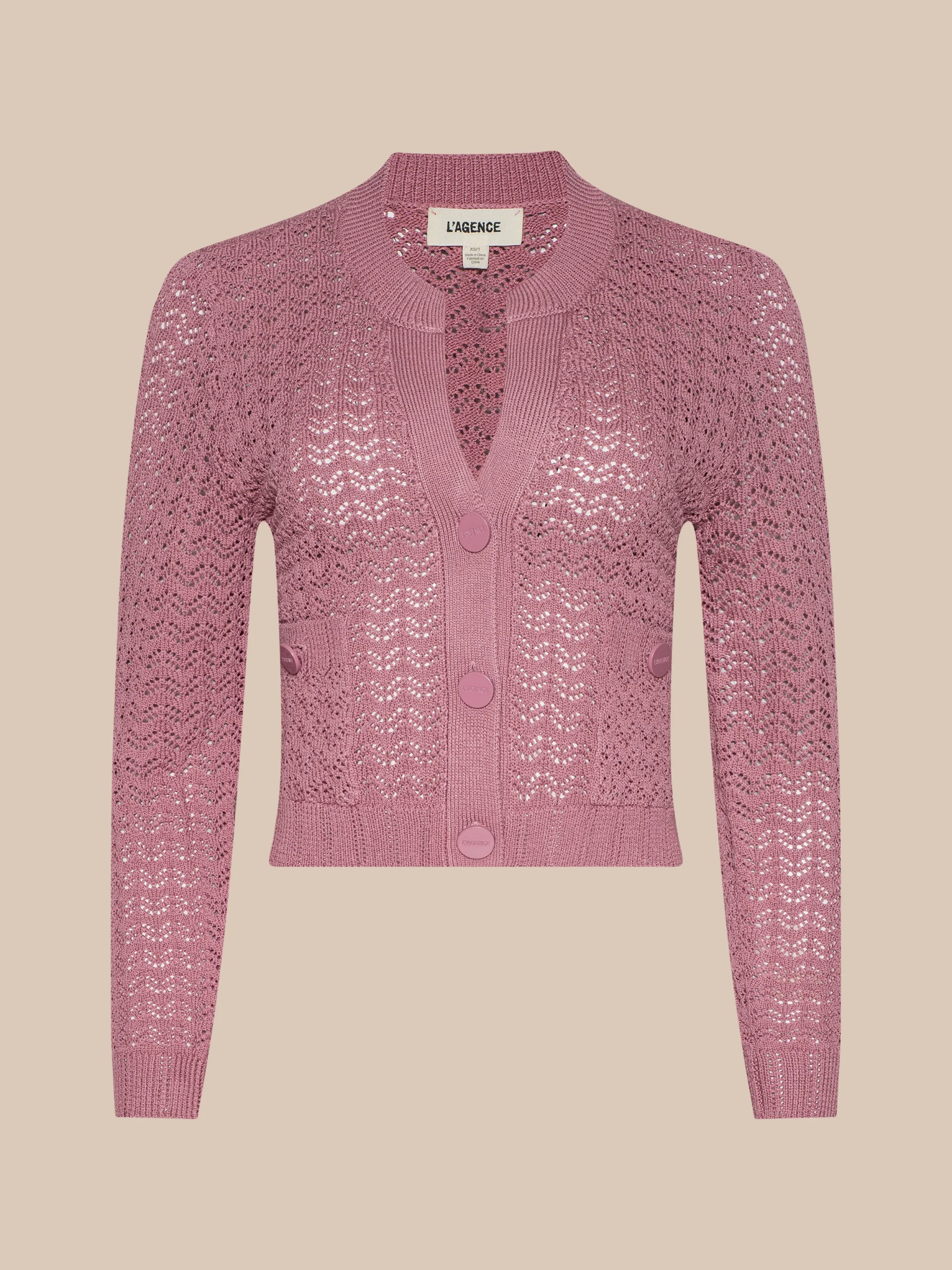 Orla Pointelle Knit Cardigan