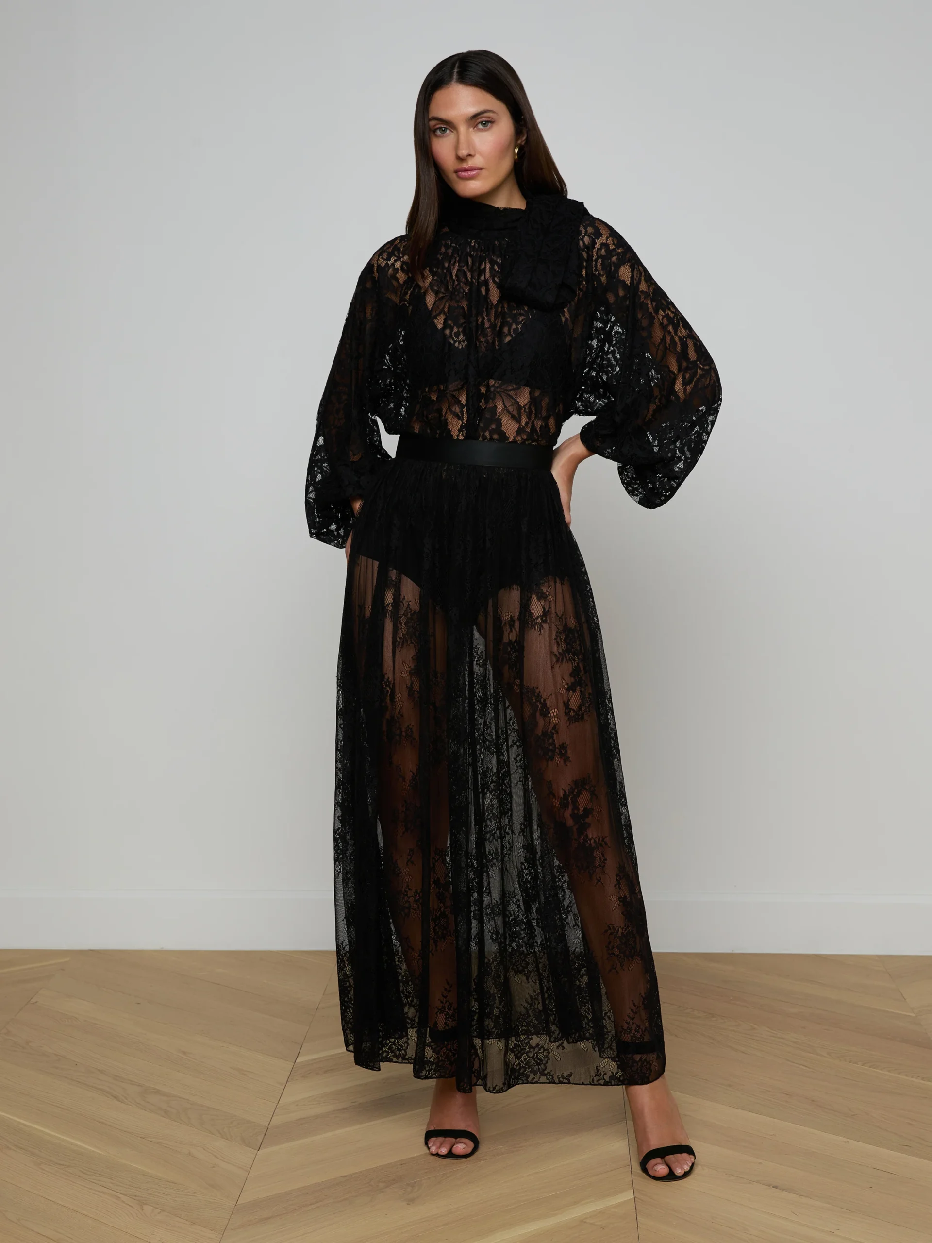 Alona Lace Maxi Skirt