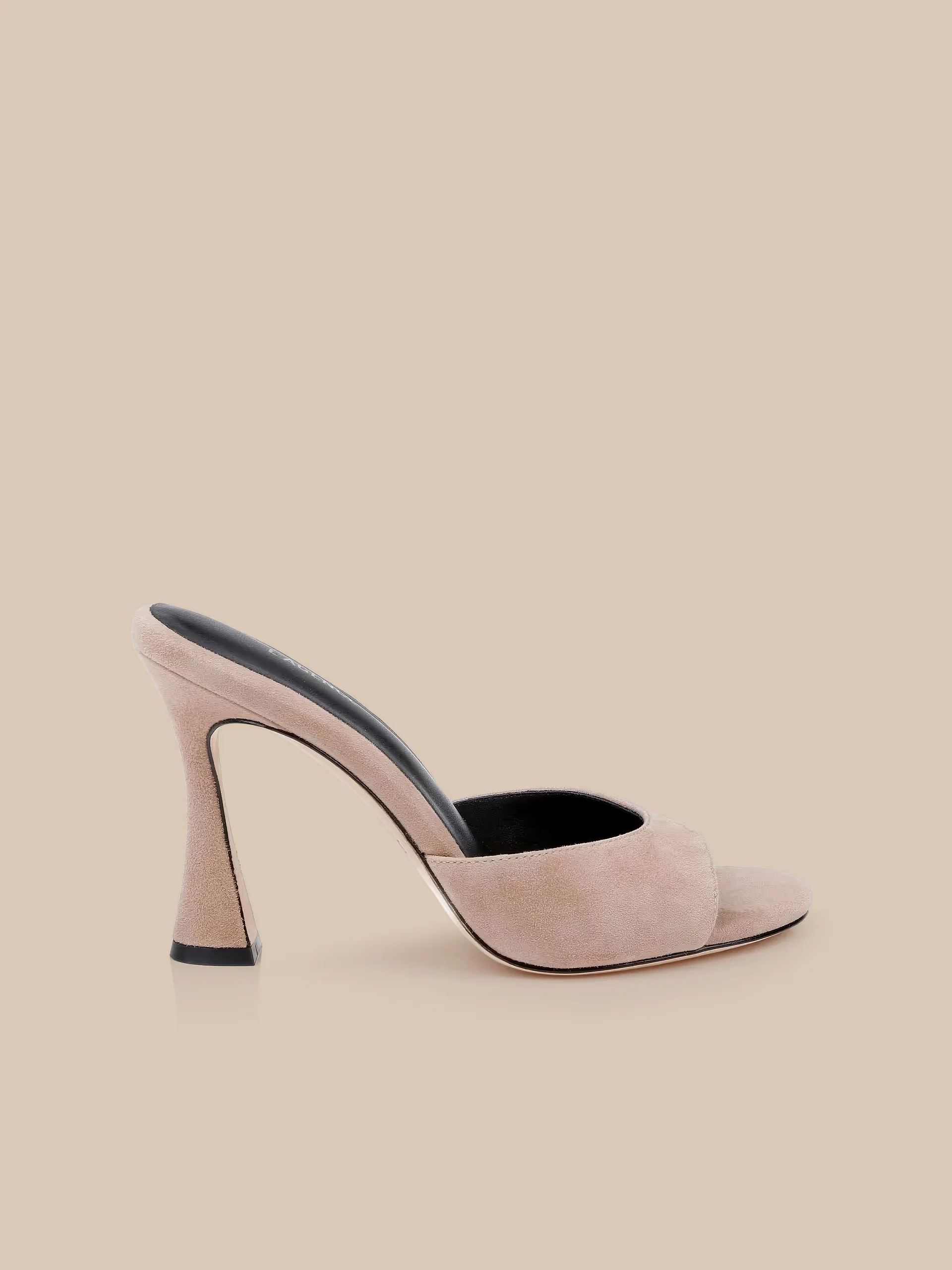 Avery Suede Open-Toe Mule