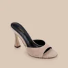 Avery Suede Open-Toe Mule