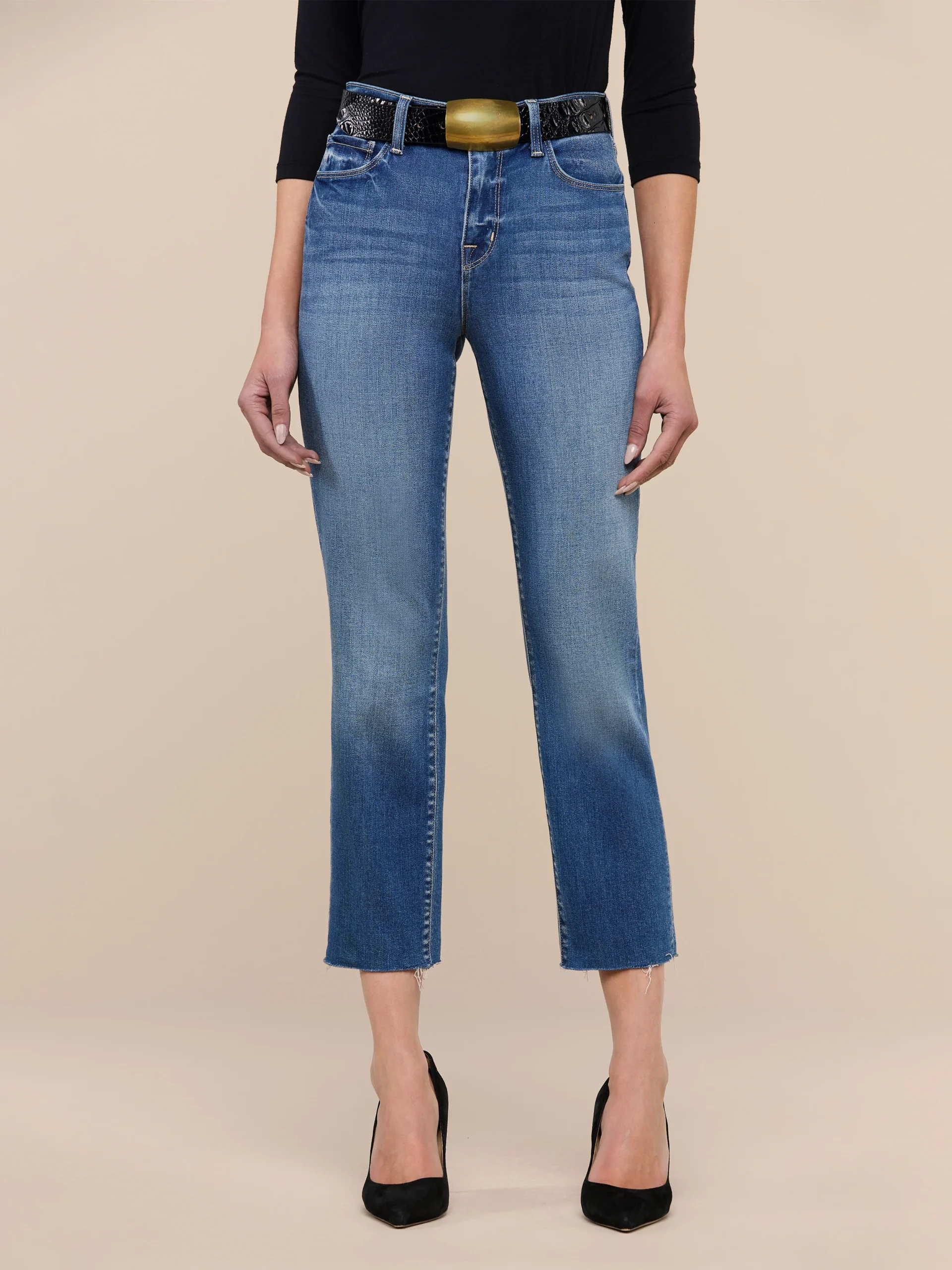 Sada Slim-Leg Cropped Jean