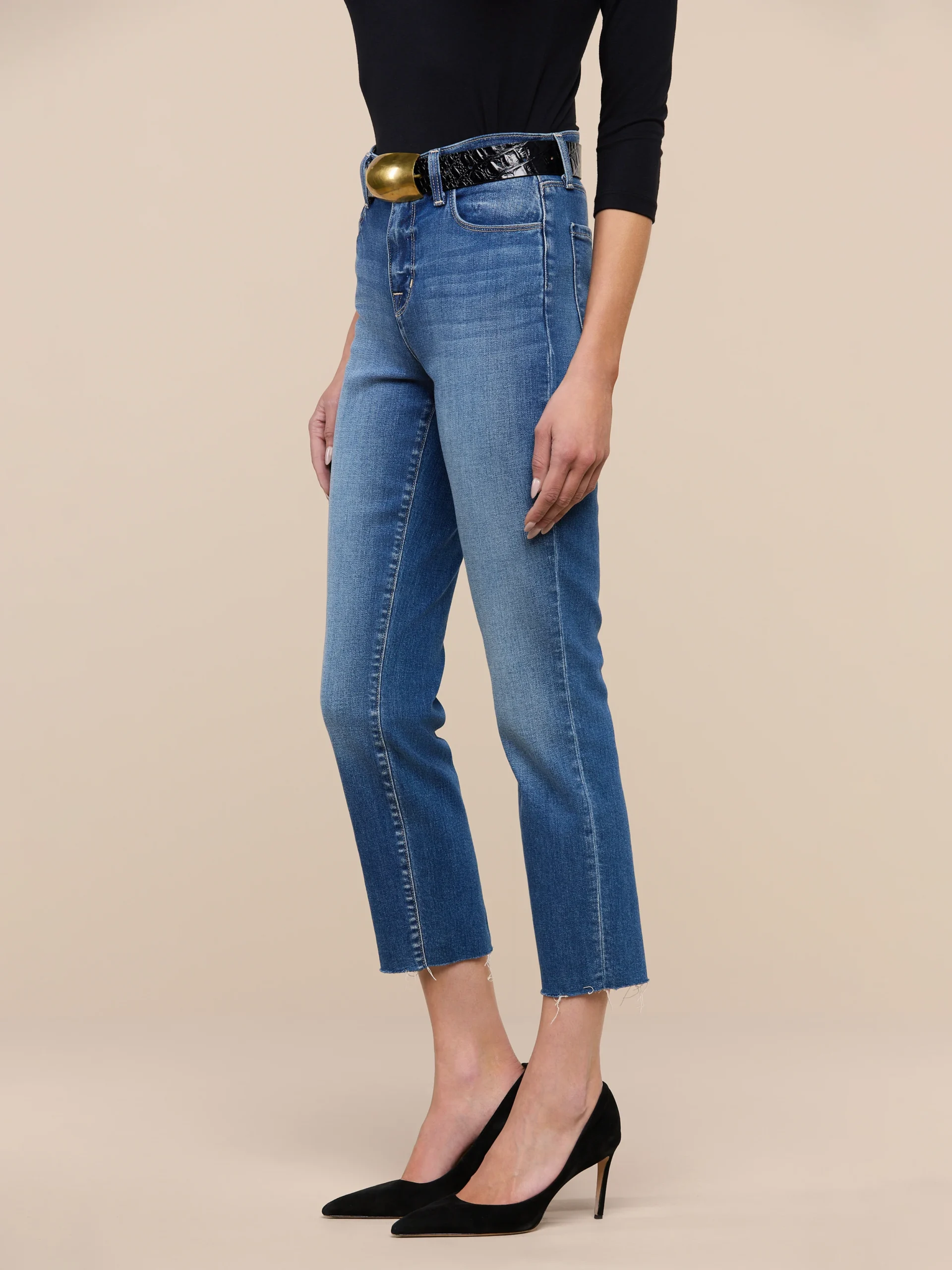 Sada Slim-Leg Cropped Jean