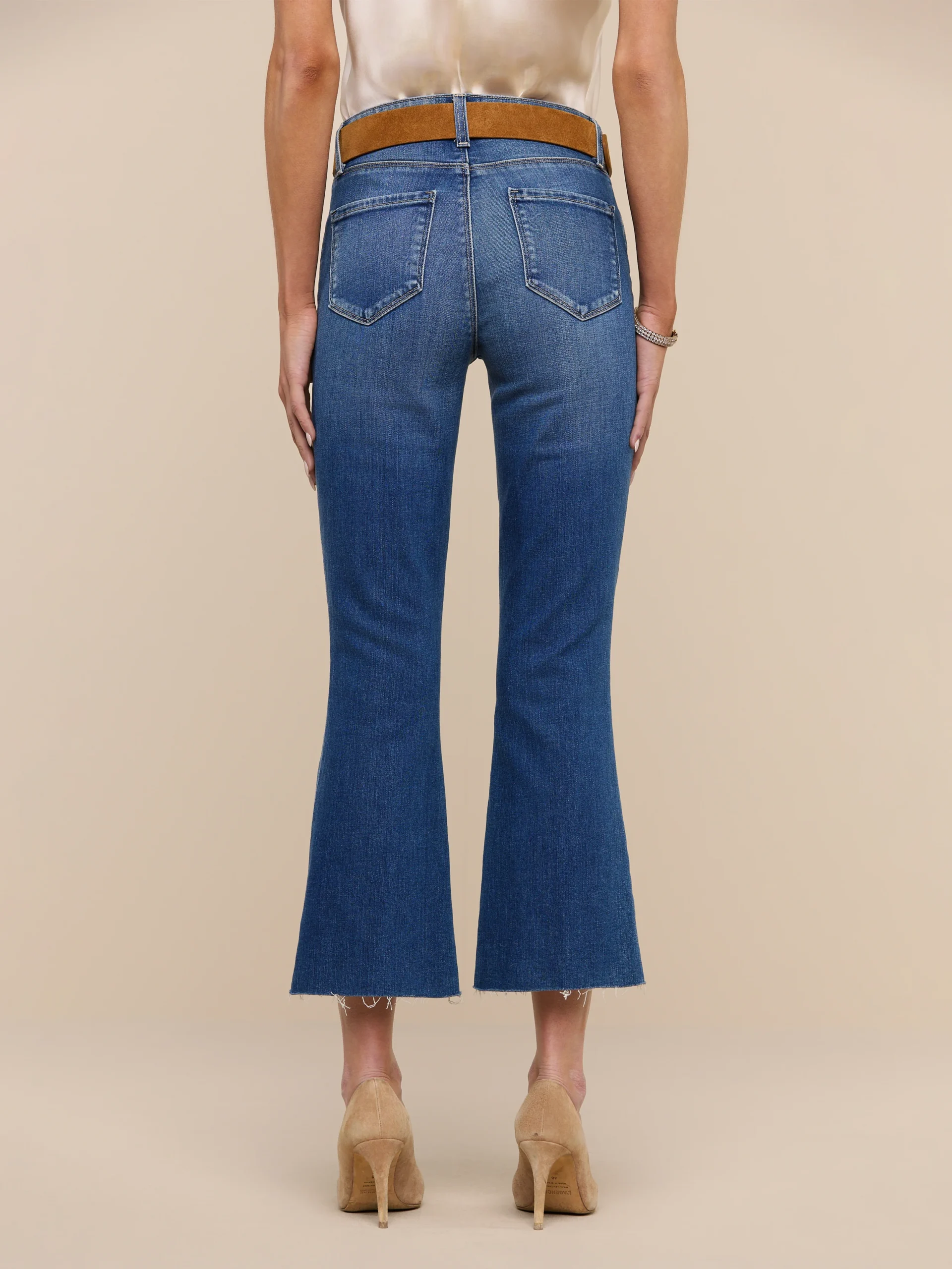 Kendra Cropped Flare Jean