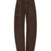 Cody Cropped Barrel-Leg Jean