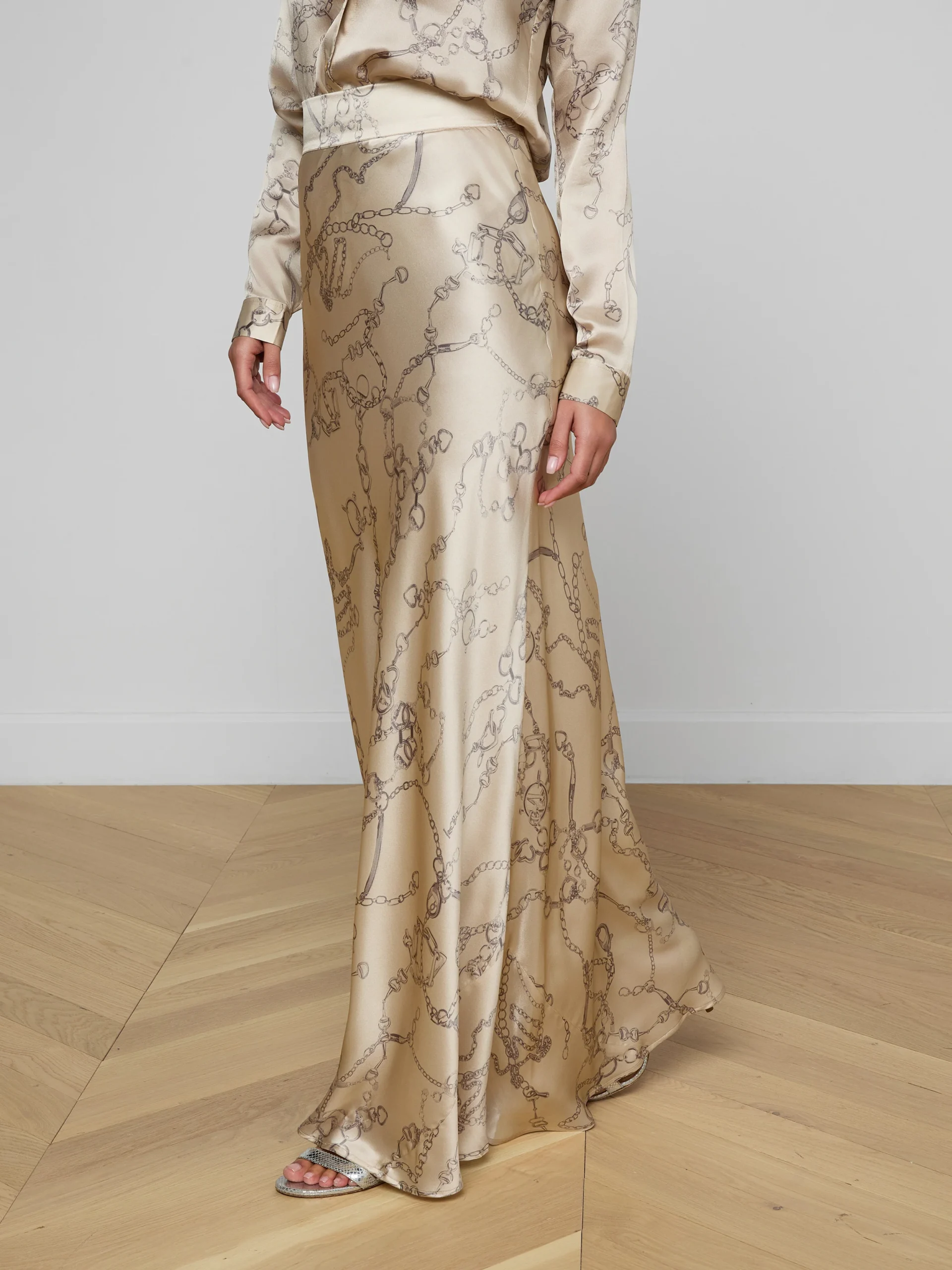 Ryker Silk Maxi Skirt
