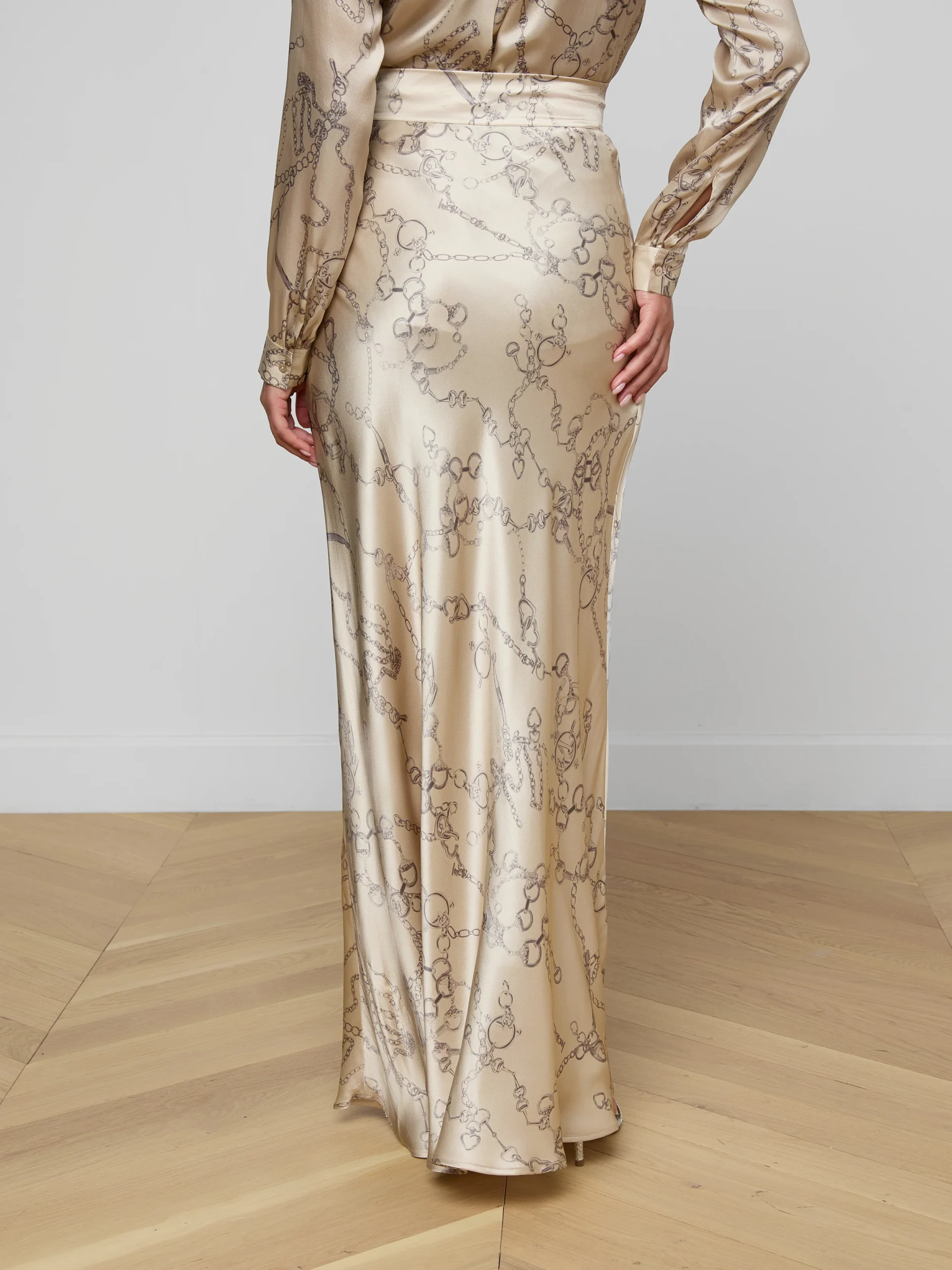 Ryker Silk Maxi Skirt