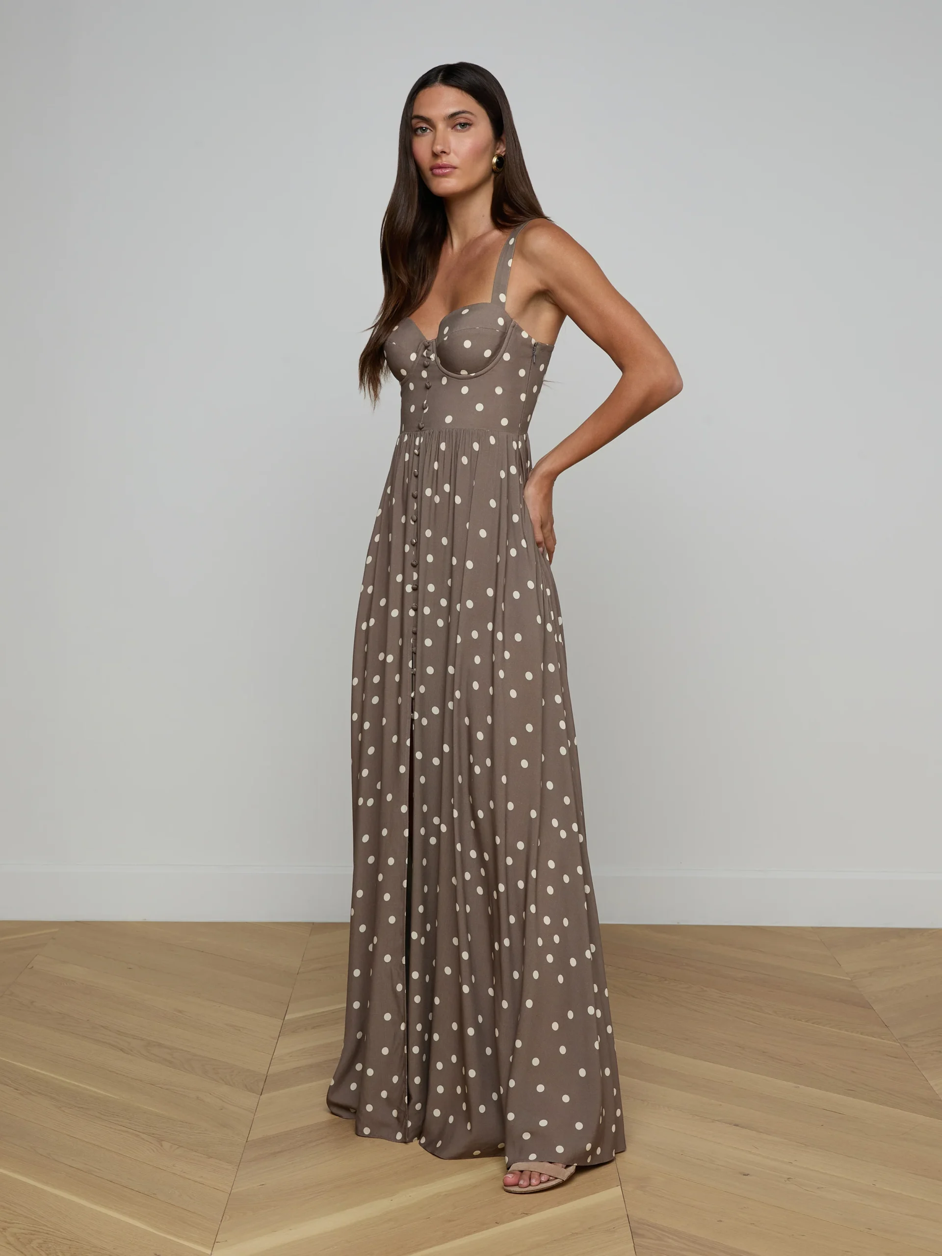 Rosette Maxi Dress