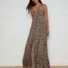 Rosette Maxi Dress