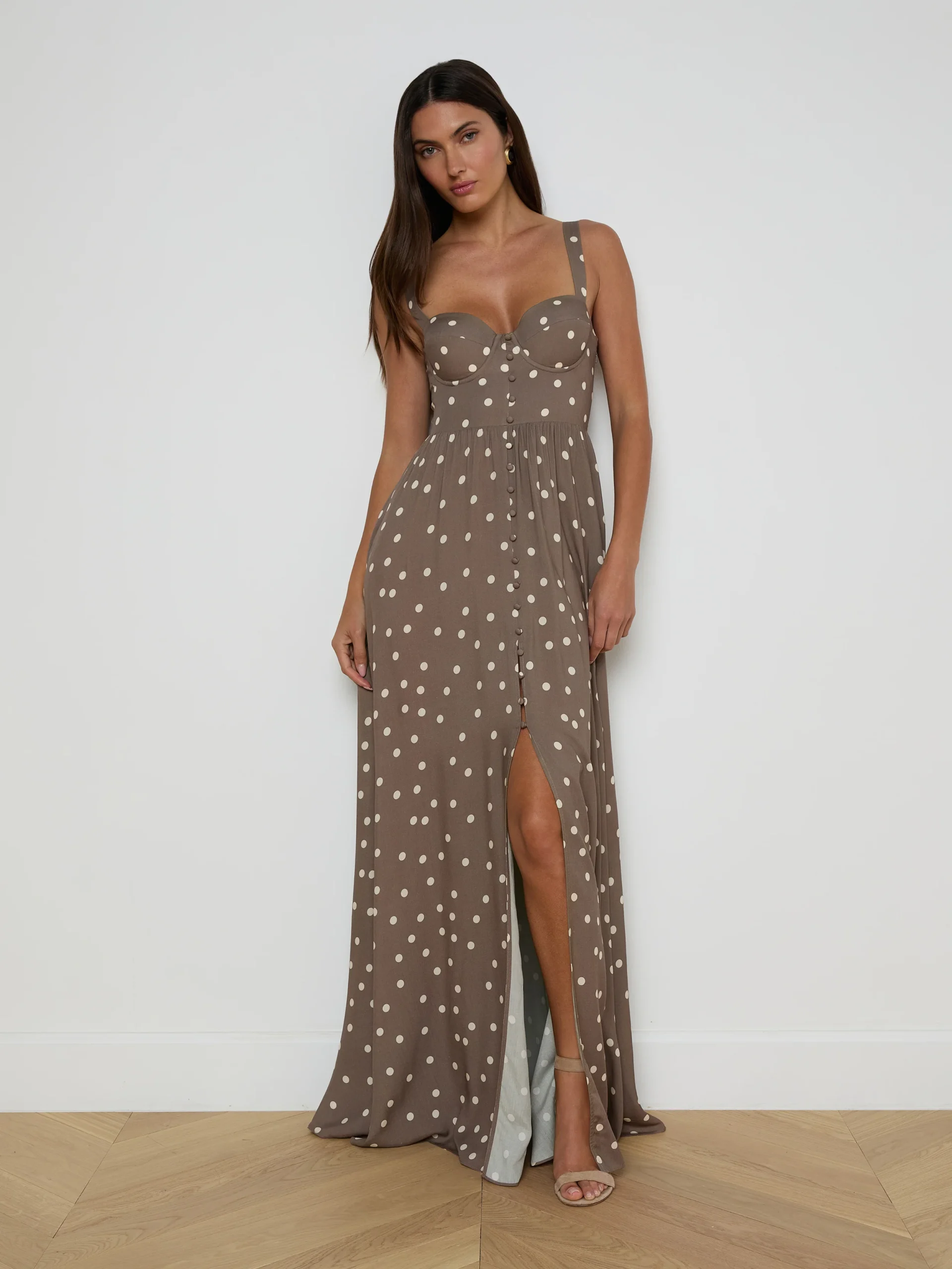 Rosette Maxi Dress