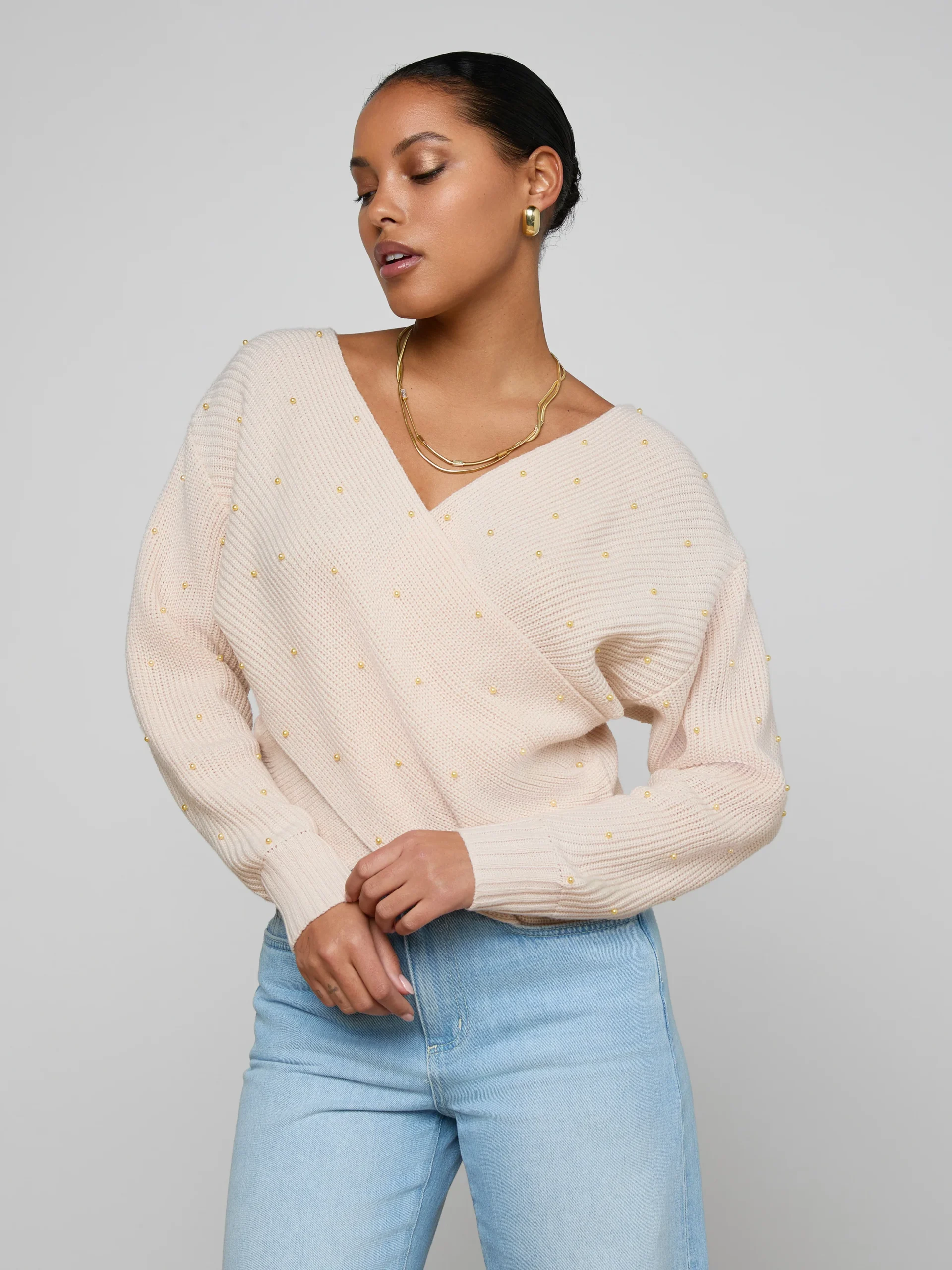 Antonella Crossover Sweater