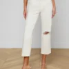 Blaine Cropped Stovepipe Jean