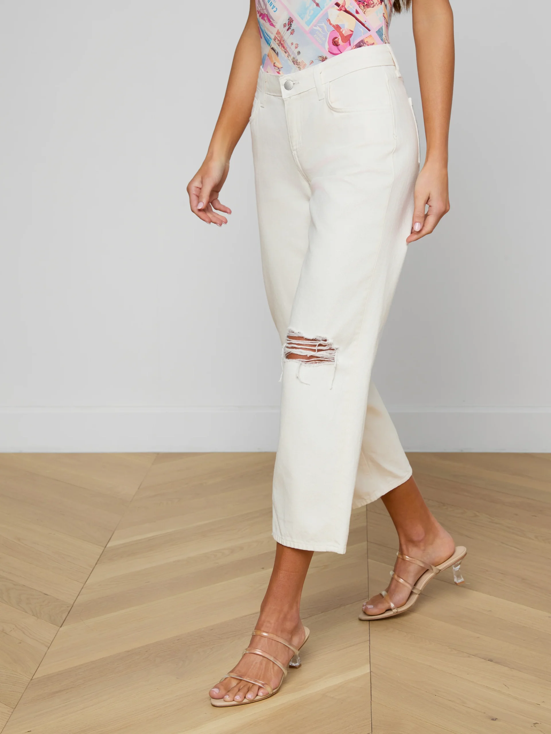 Blaine Cropped Stovepipe Jean