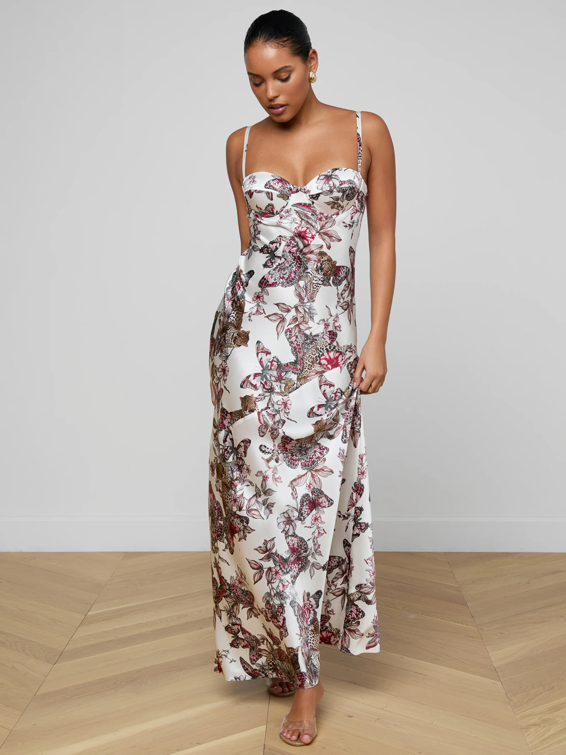 Sayla Silk Gown