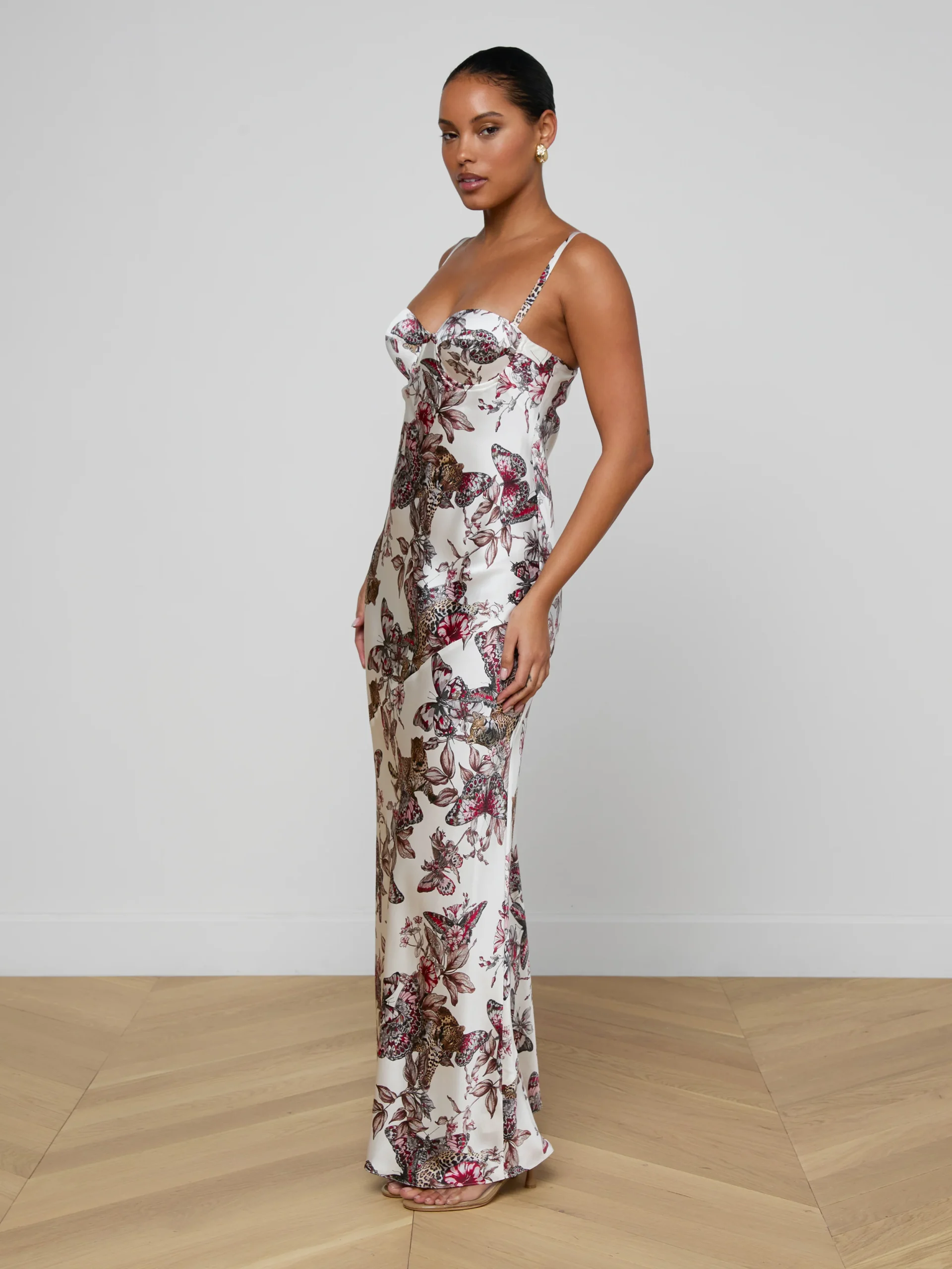 Sayla Silk Gown