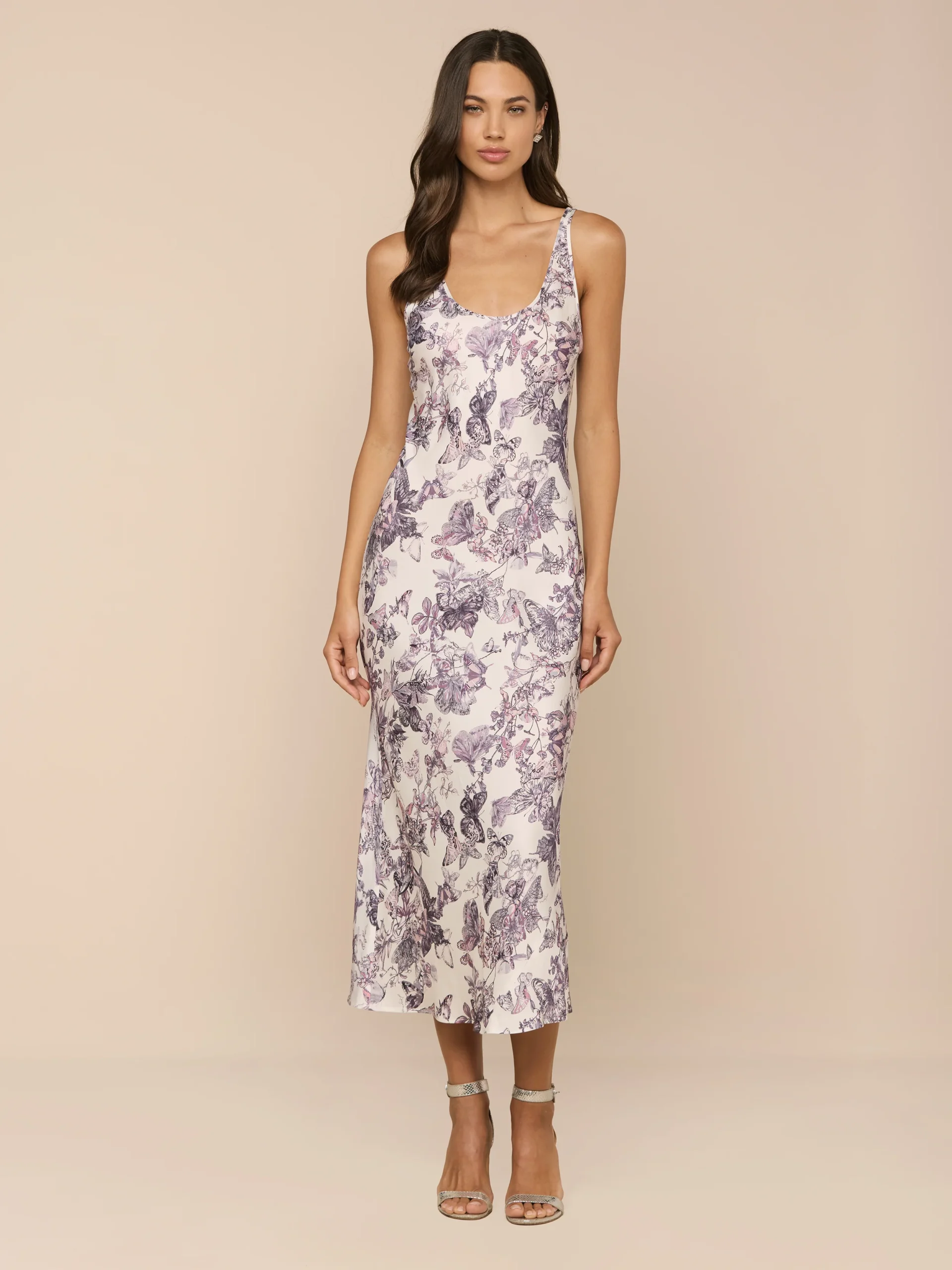 Akiya Satin Maxi Dress