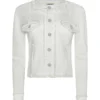 Yarin Collarless Fray Jacket