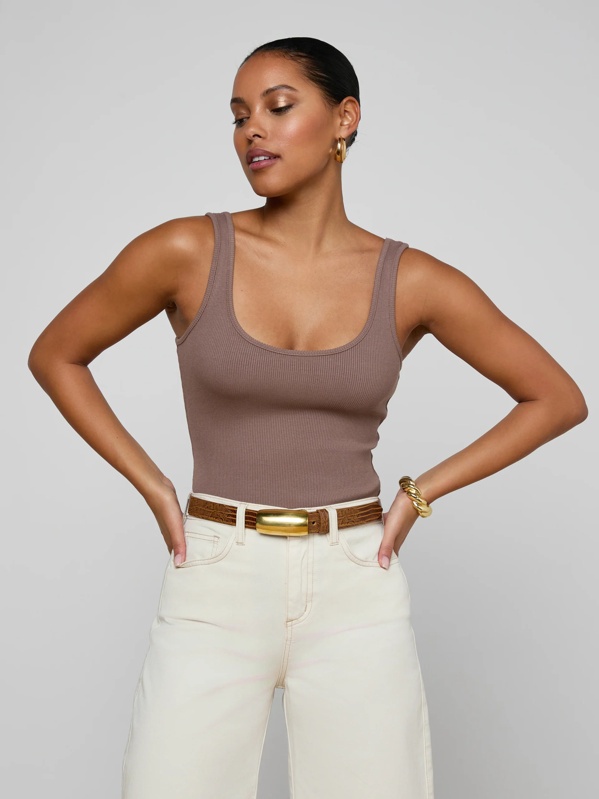 Nica Scoopneck Bodysuit